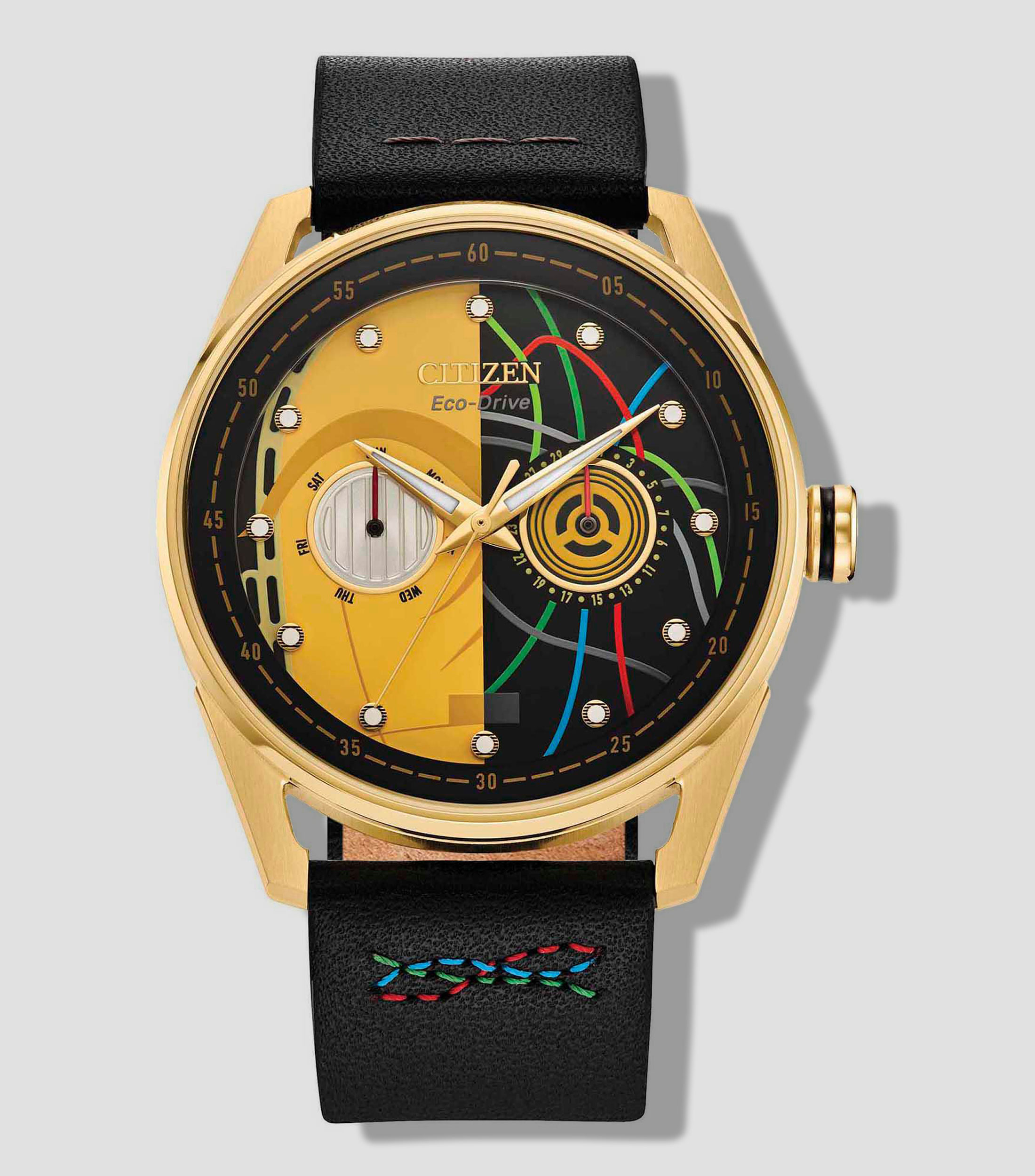 Reloj para Hombre Star Wars C-3PO casual dorado, negro
