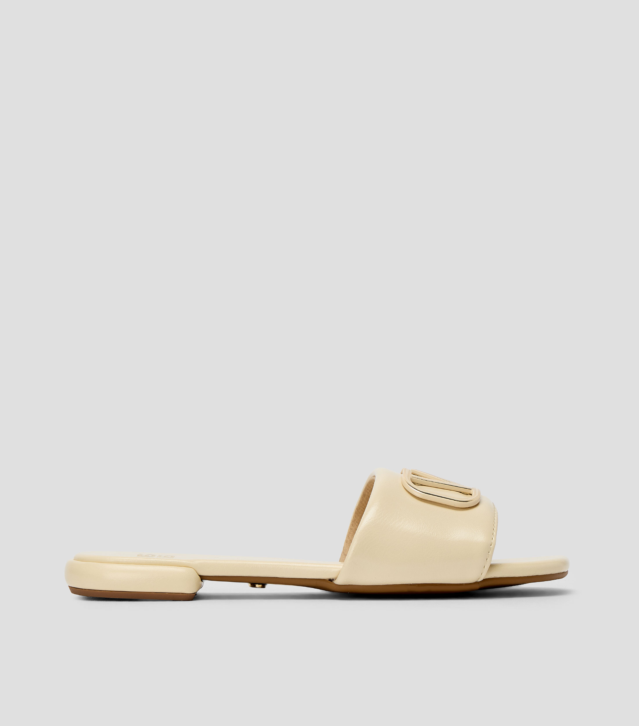 Sandalias casuales tacón bajo media luna Mujer