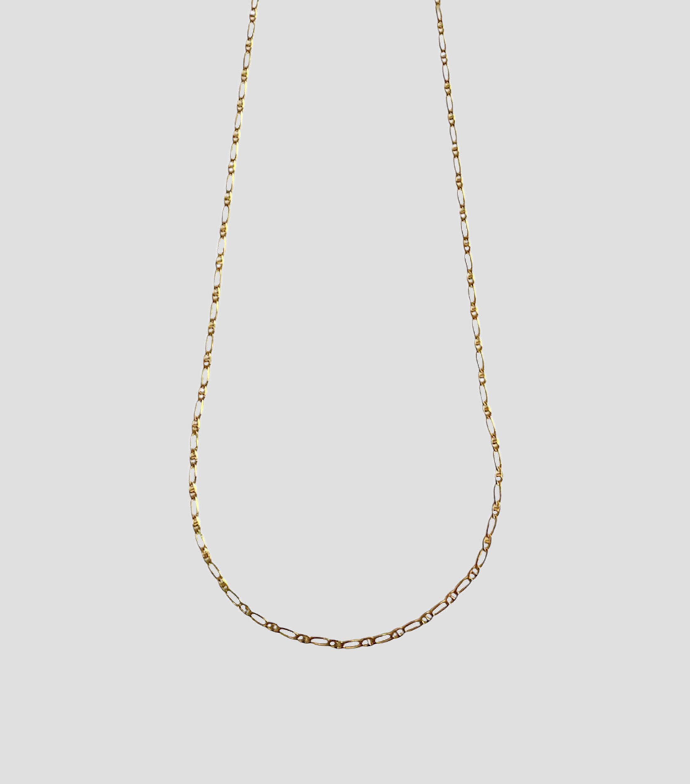 Cadena tipo clip en Oro de 14 Kilates Unisex