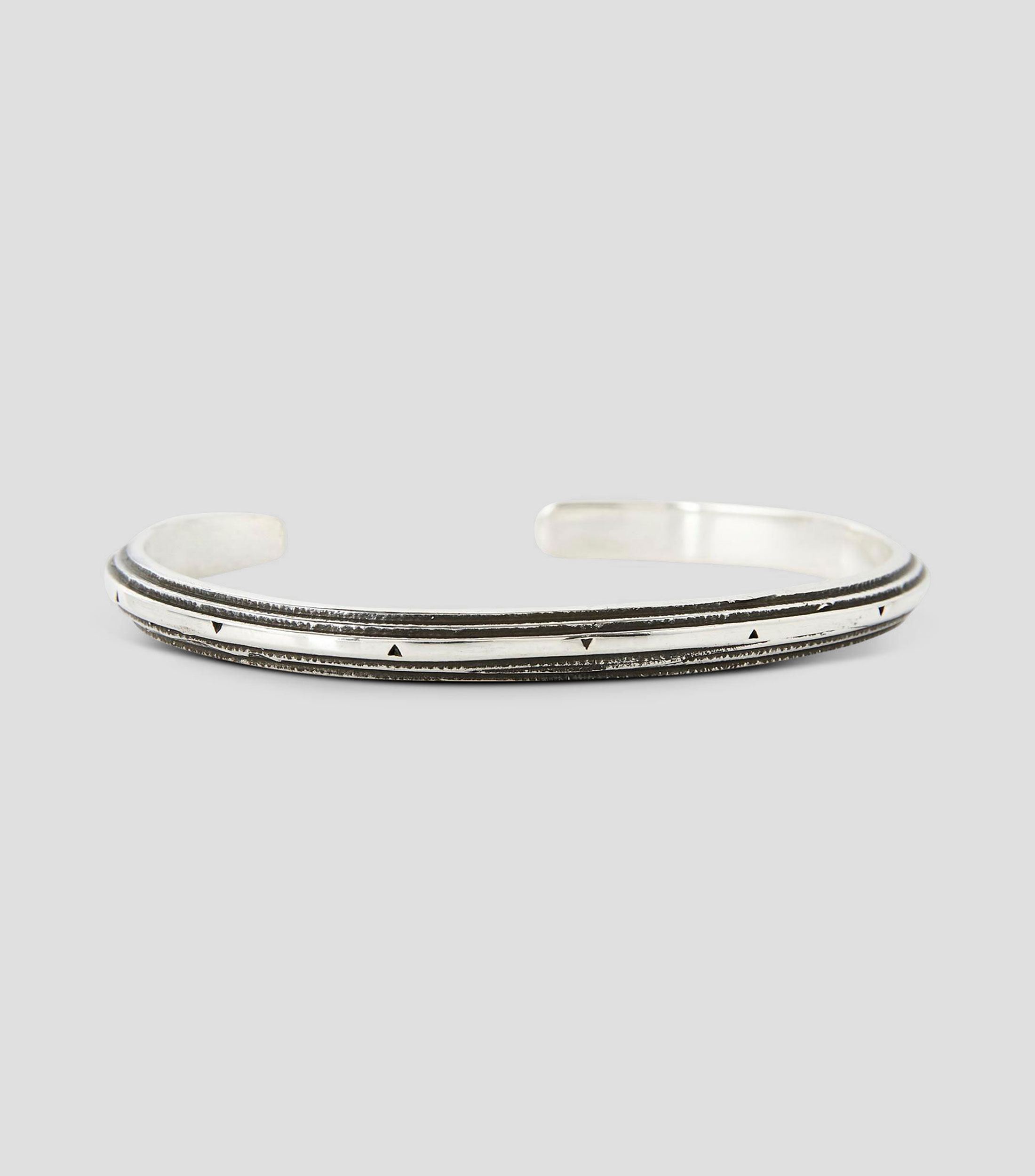Brazalete ajustable en plata .925 Equilátera Unisex