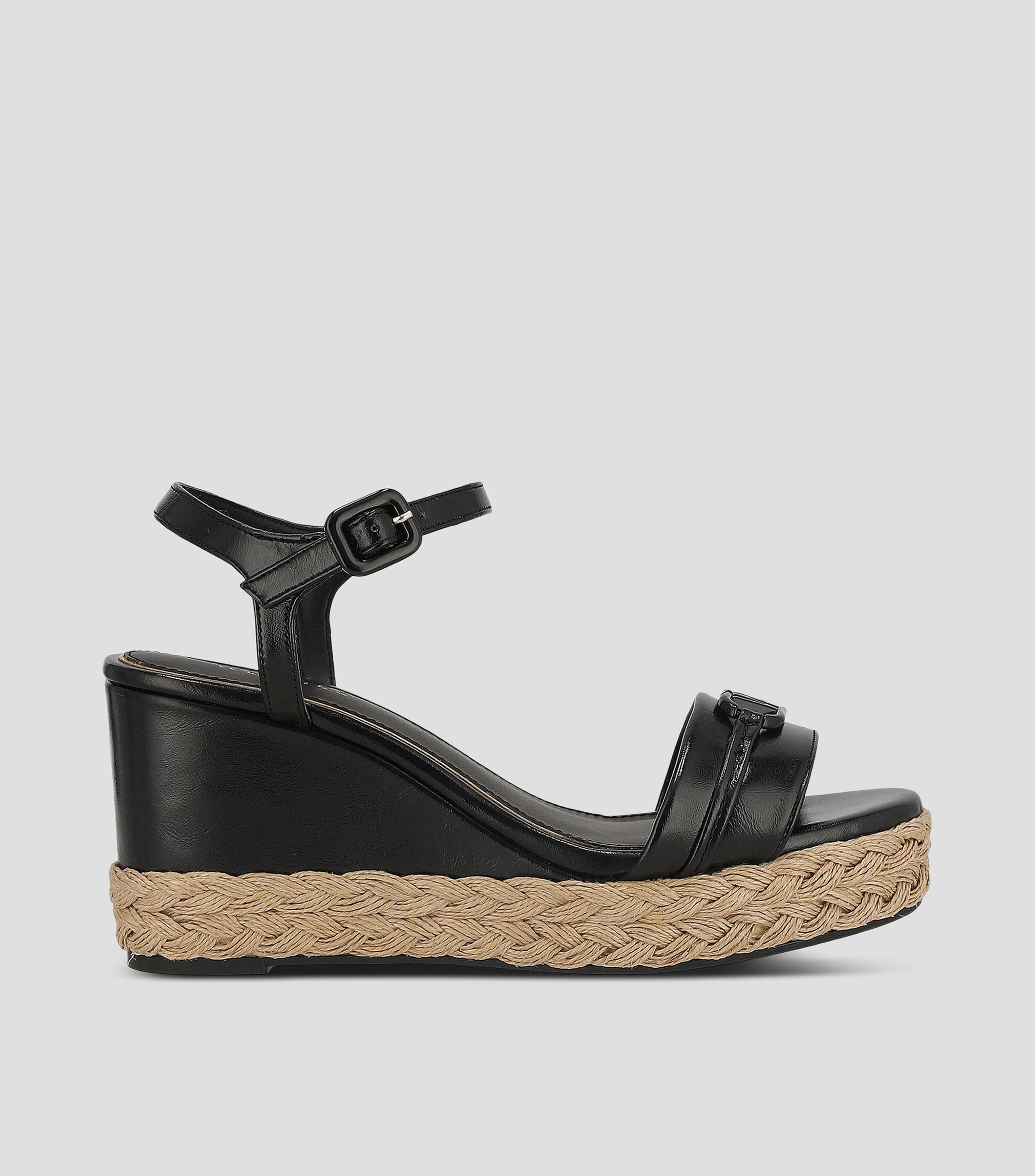 Alpargatas con tacón medio de cuña Mujer