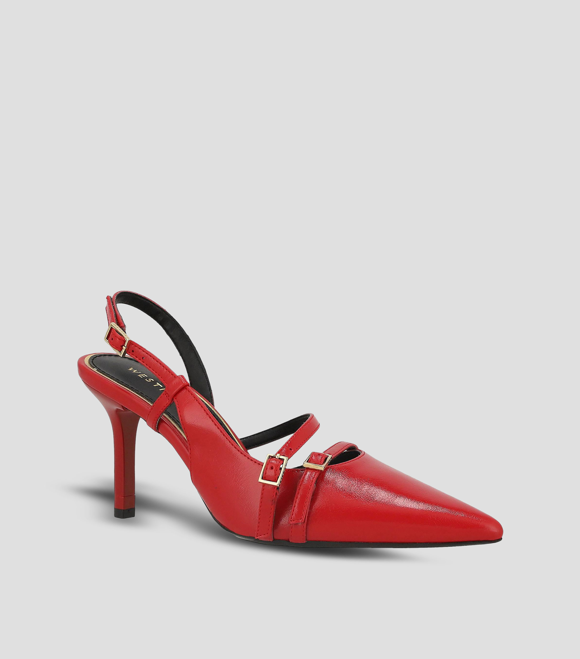 Zapatillas con tacón alto de aguja Mujer
