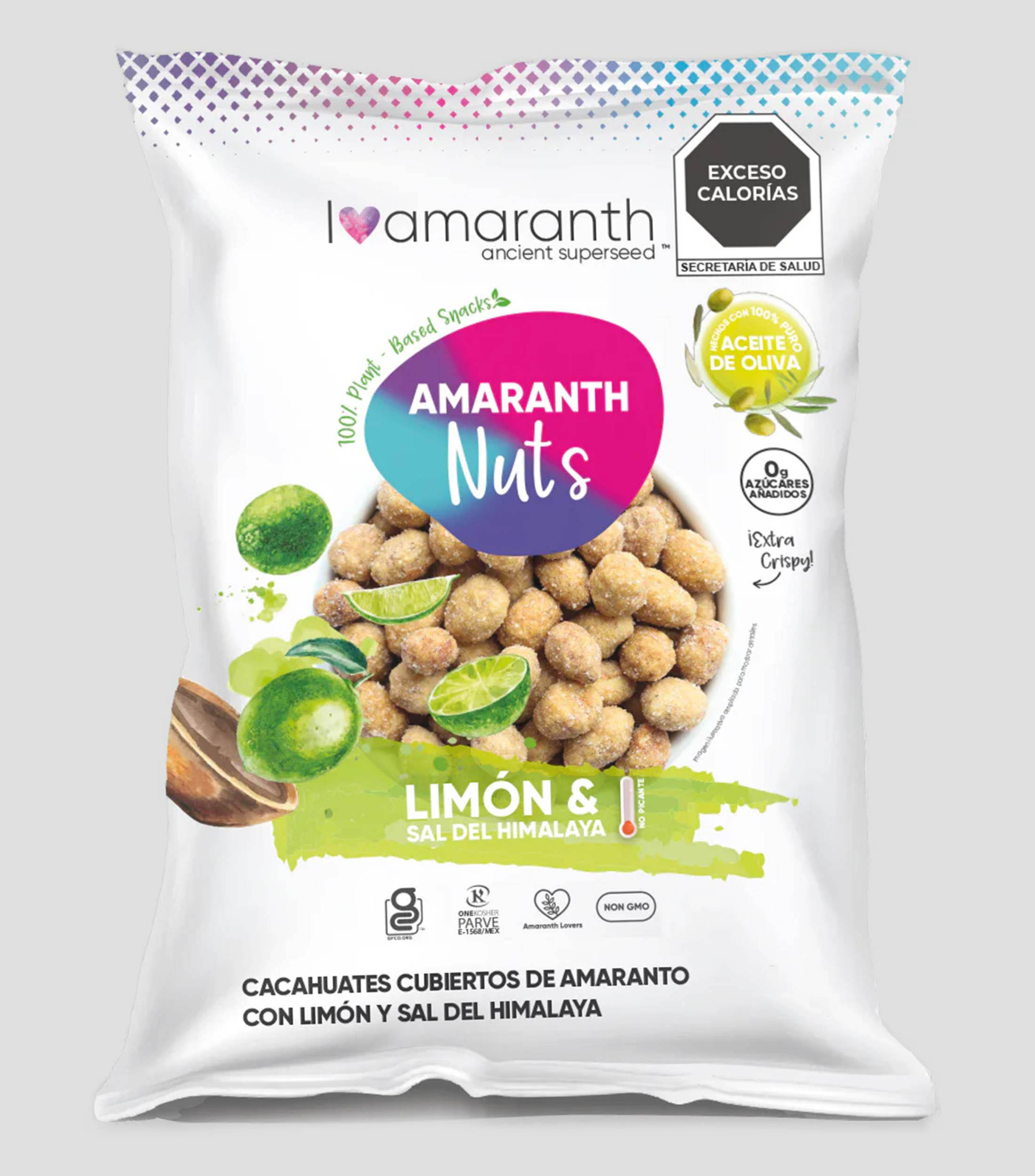 Cacahuates Cubiertos de Amaranto, 142 gr