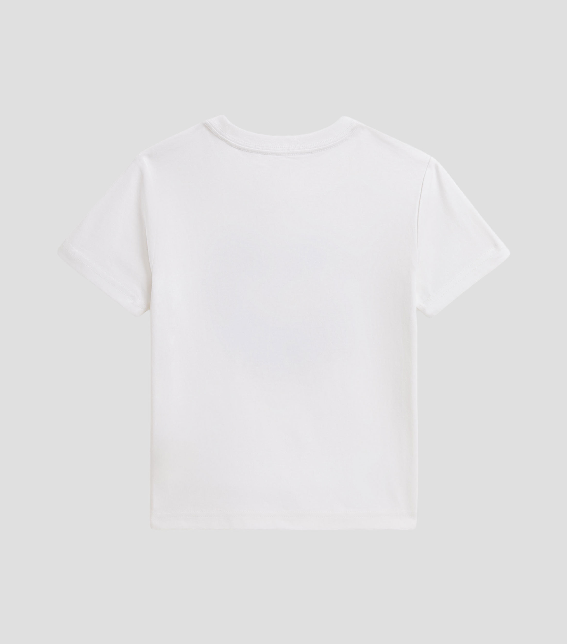 Playera de cuello redondo con manga corta estampada Bebé