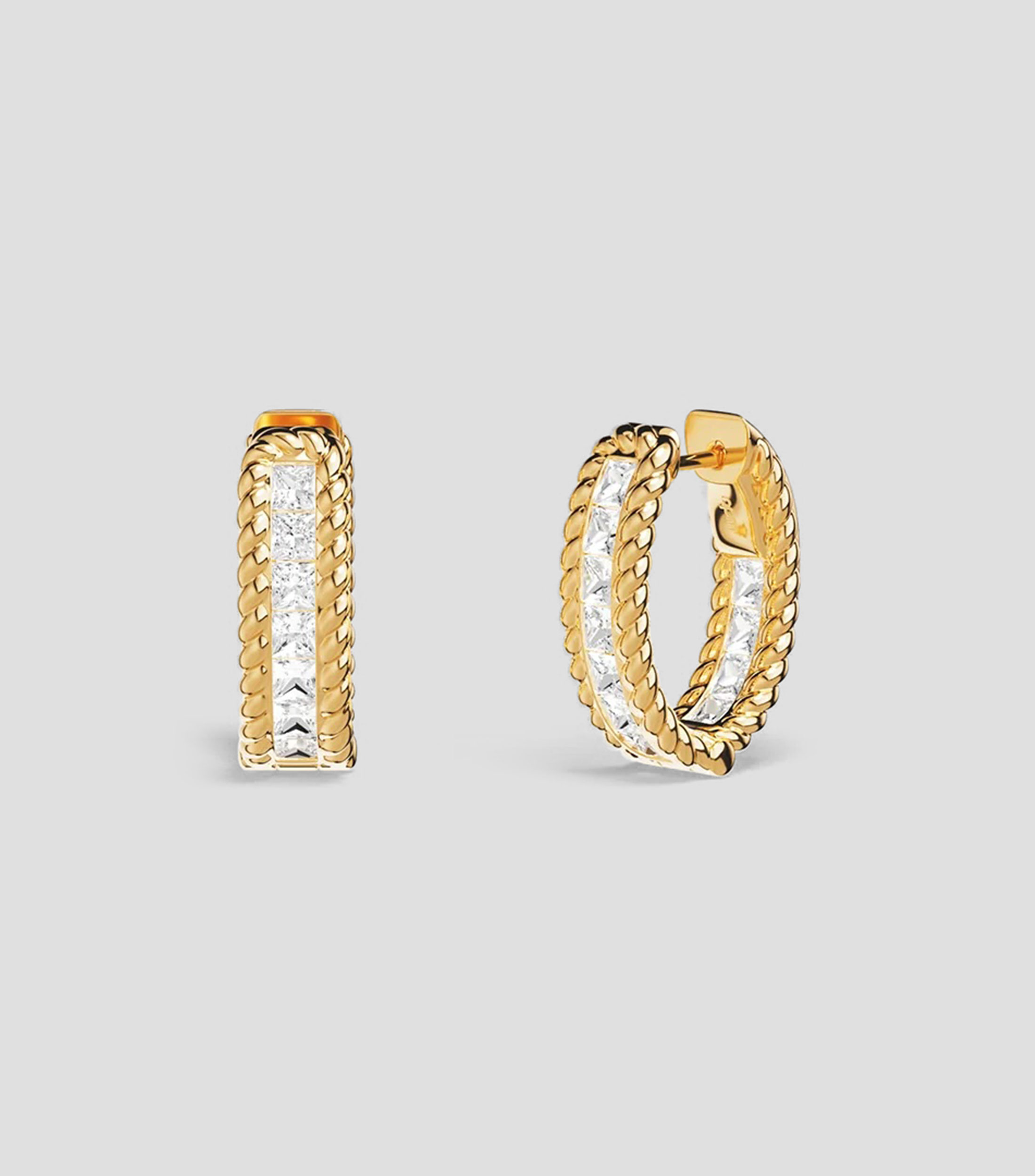 Aretes con circonita Printemps Mujer