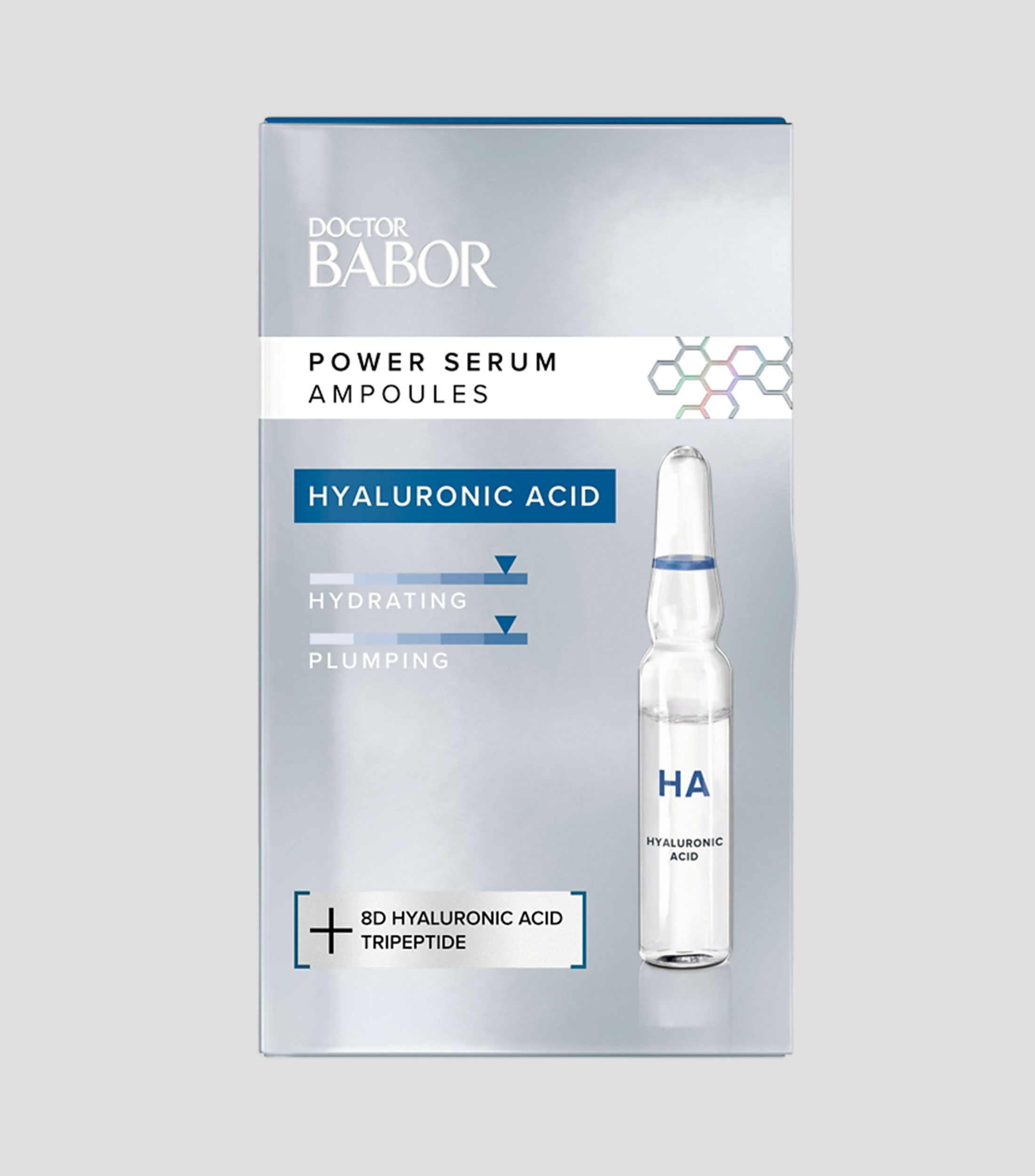 Set Suero hidratante para el rostro Hyaluronic Acid Unisex