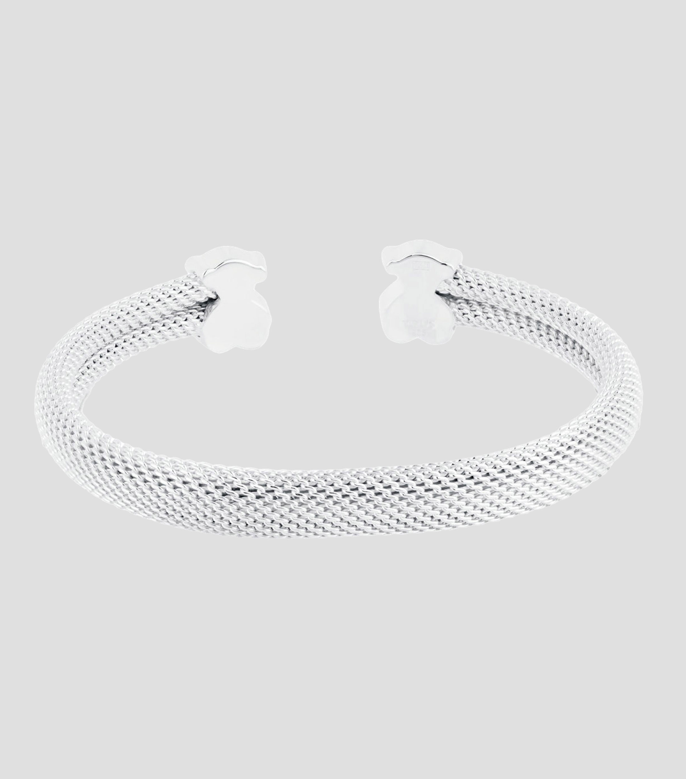 Esclava en plata Mesh Mujer