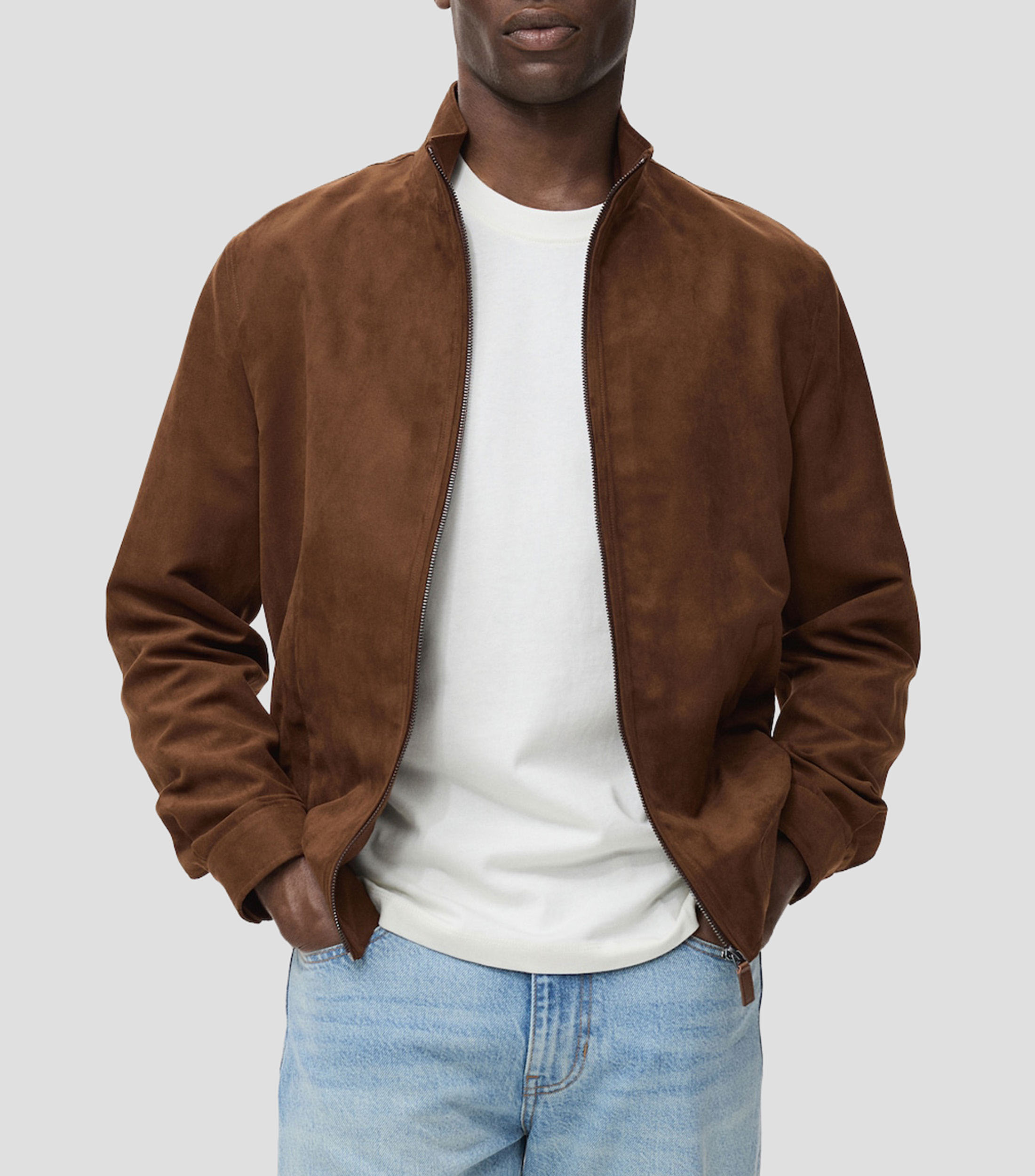 Chamarra lisa Hombre