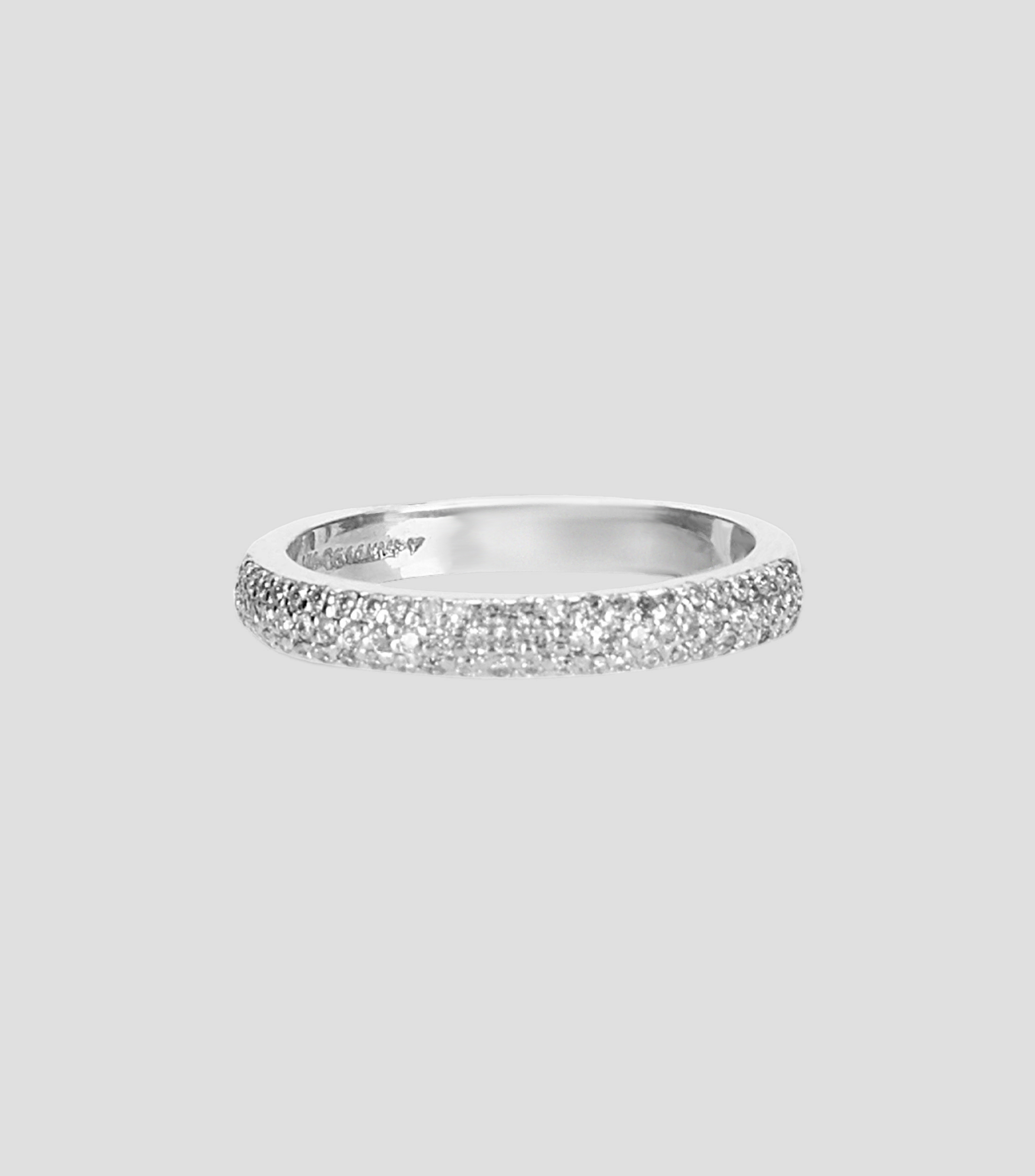 Anillo Churumbela en oro blanco de 14 kilates Mujer