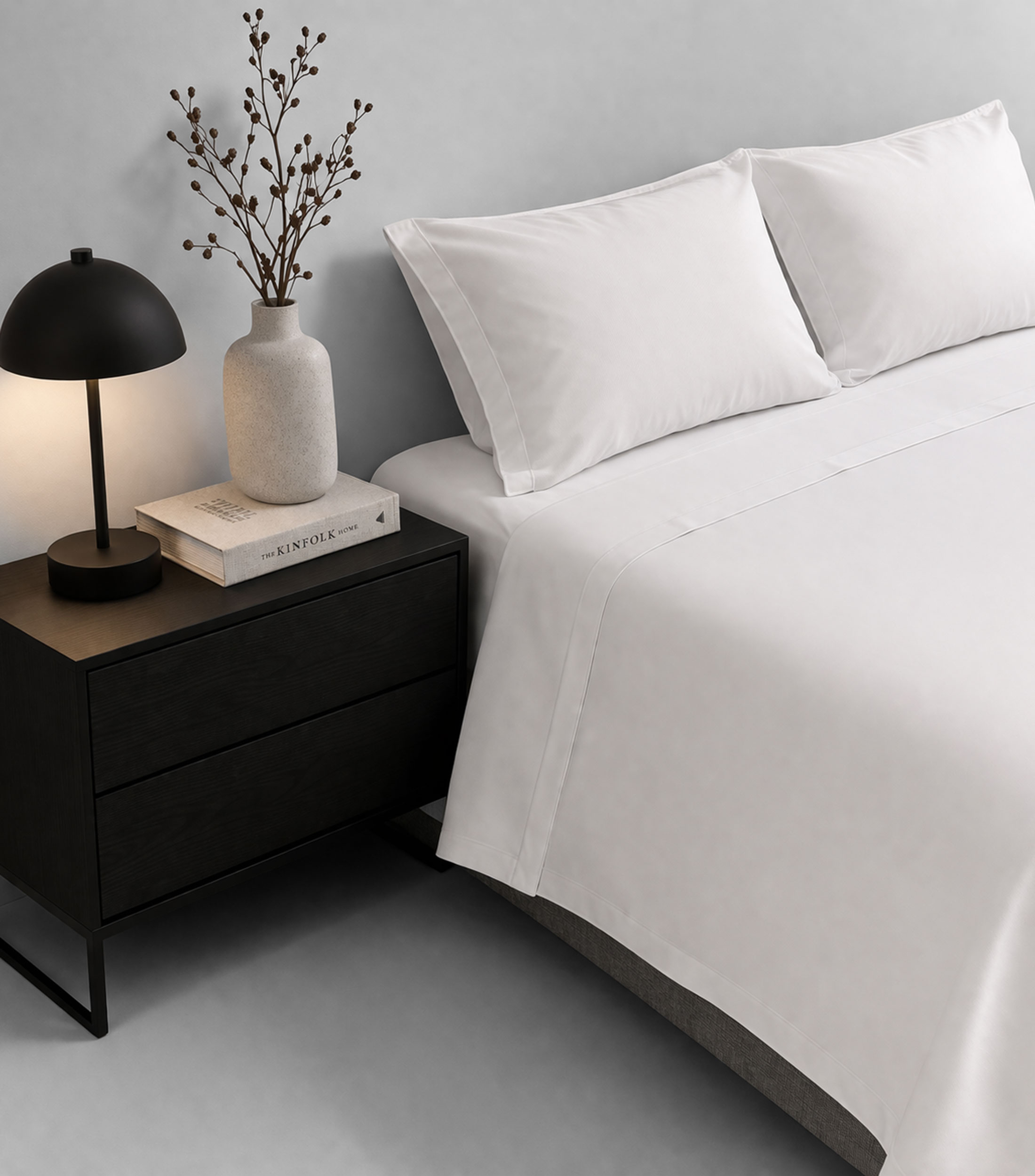 Funda para duvet King Size en algodón Duo blanca