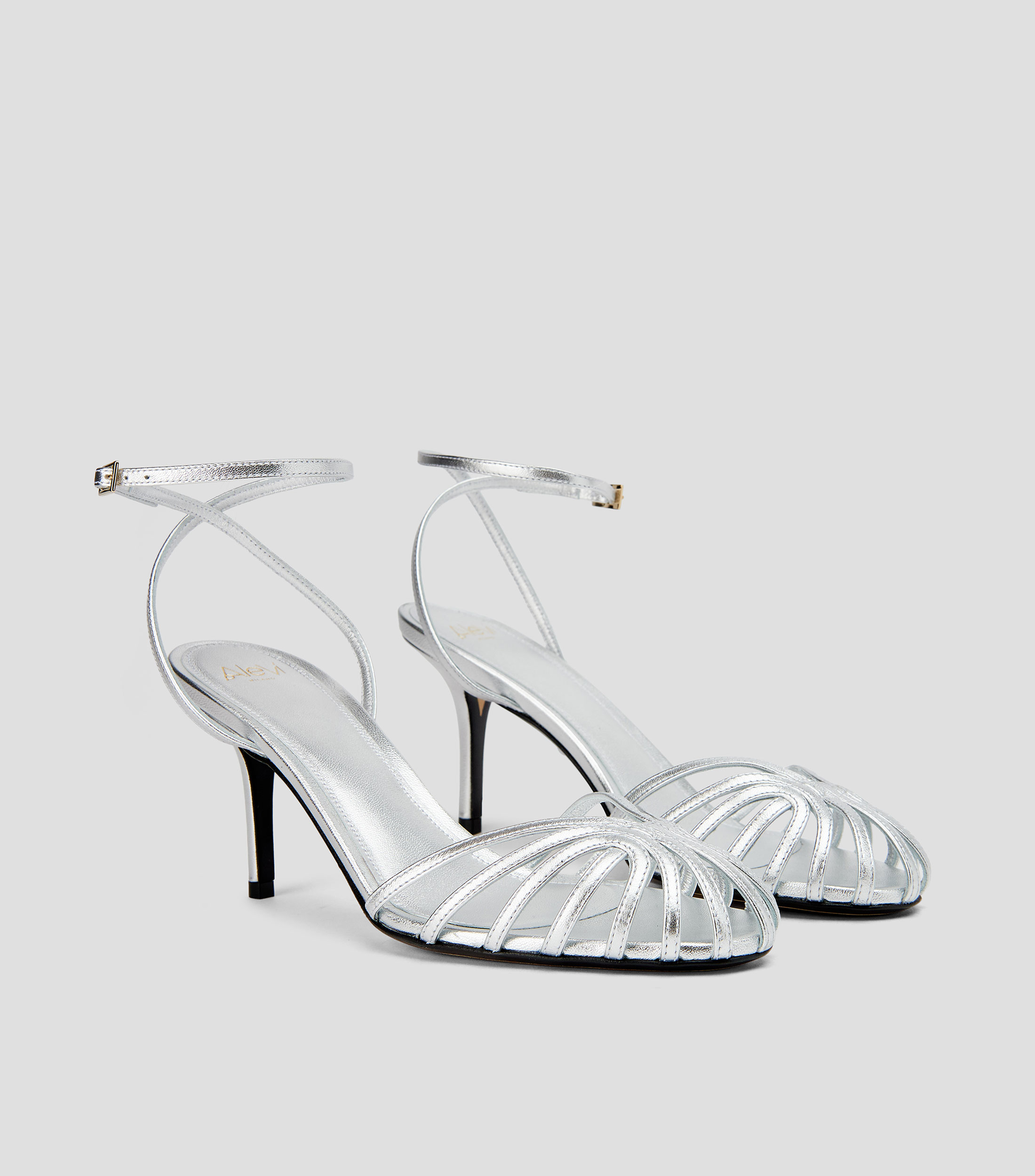 Zapatillas con tacón alto de aguja Mujer