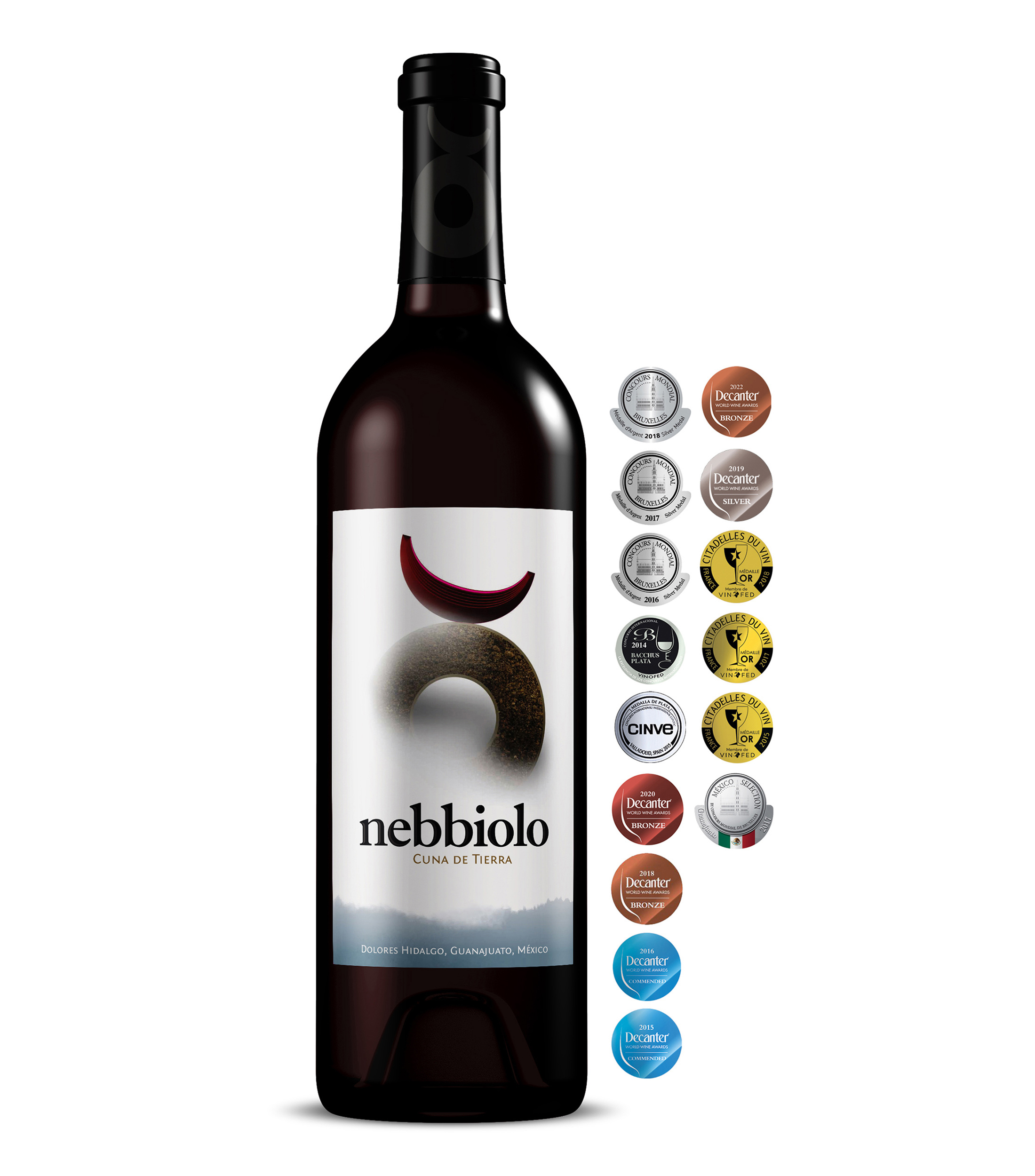 Vino Tinto Cuna de tierra Ensamble, México, 750 ml