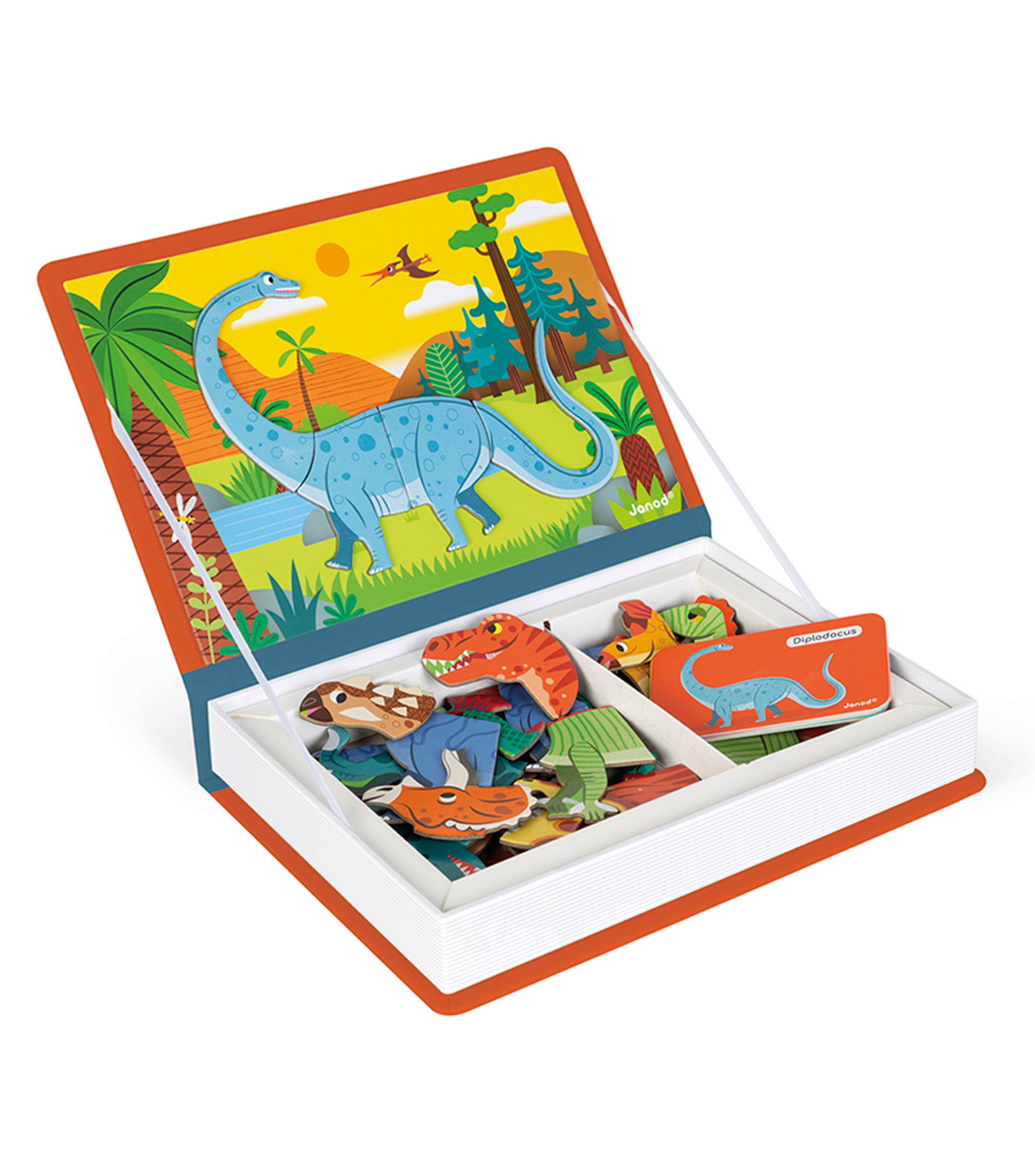 Juguete de habilidades motoras Magneticbook Dinosaurios