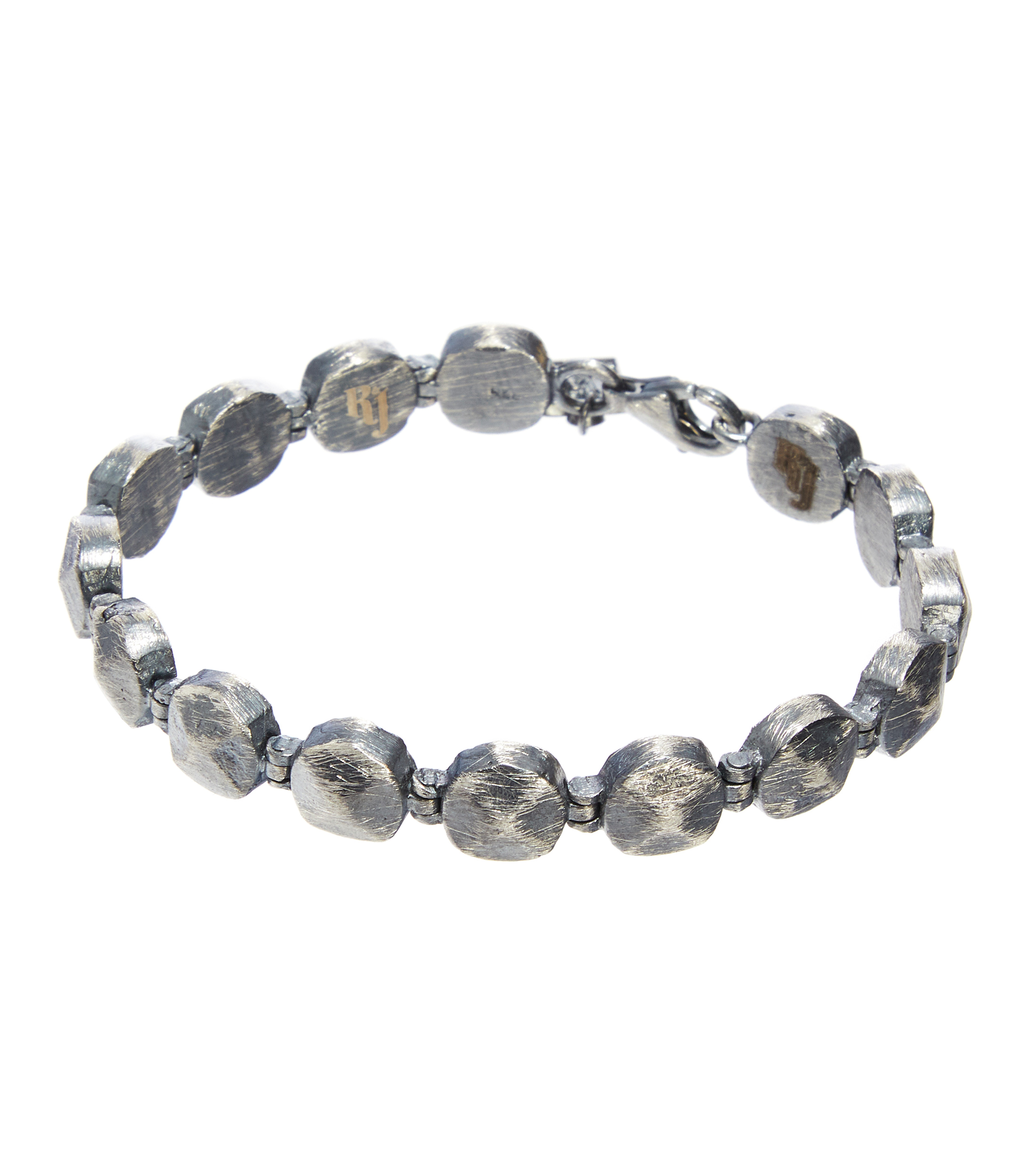 Brazalete en plata Hombre