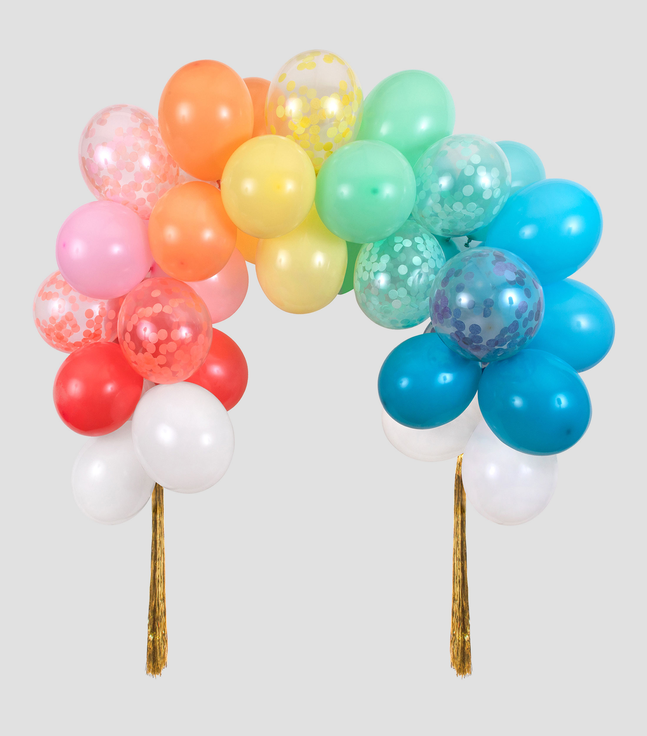 Arco de globos Rainbow para fiesta