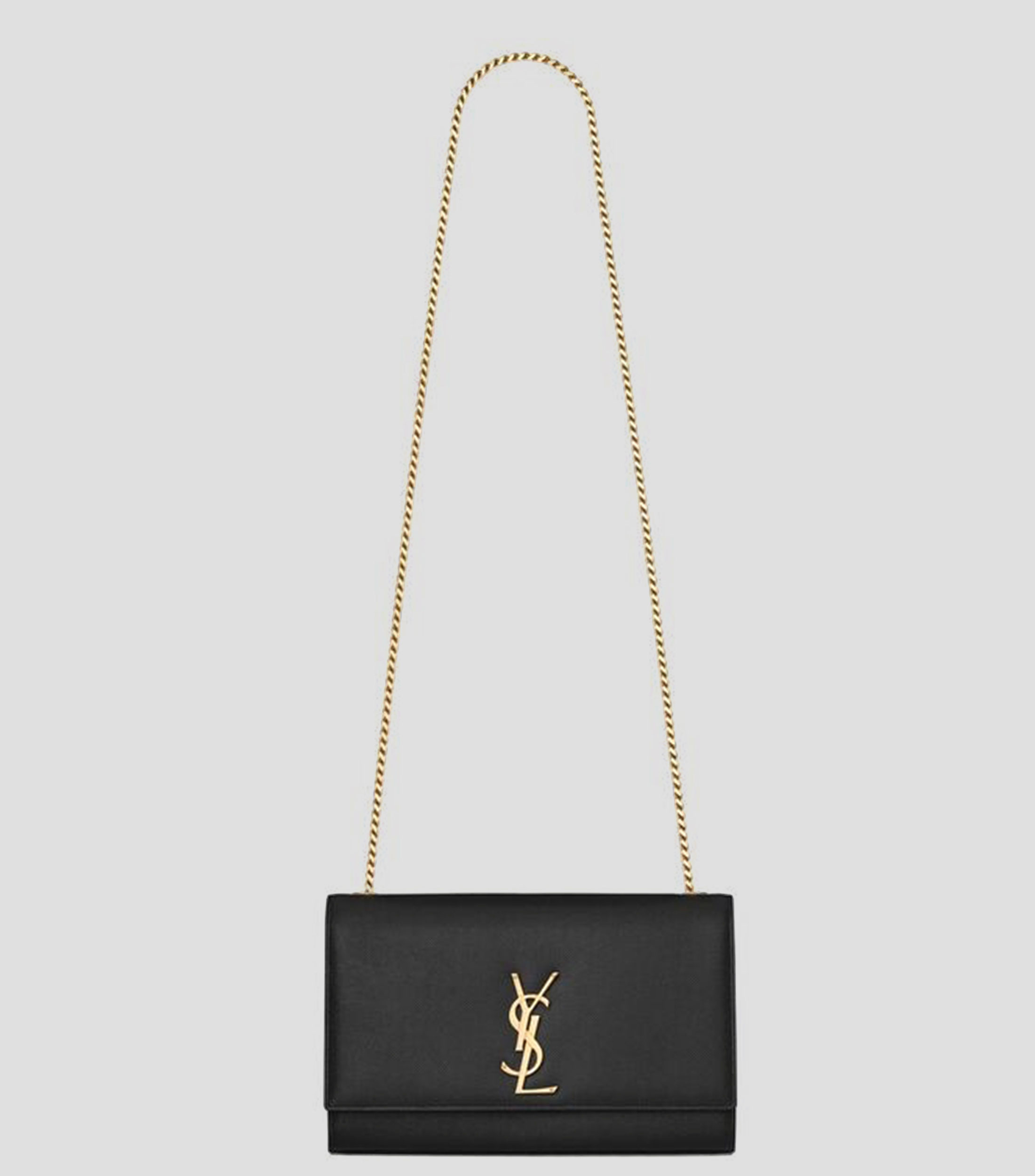 Bolsa crossbody negro en piel Kate granulado Mujer