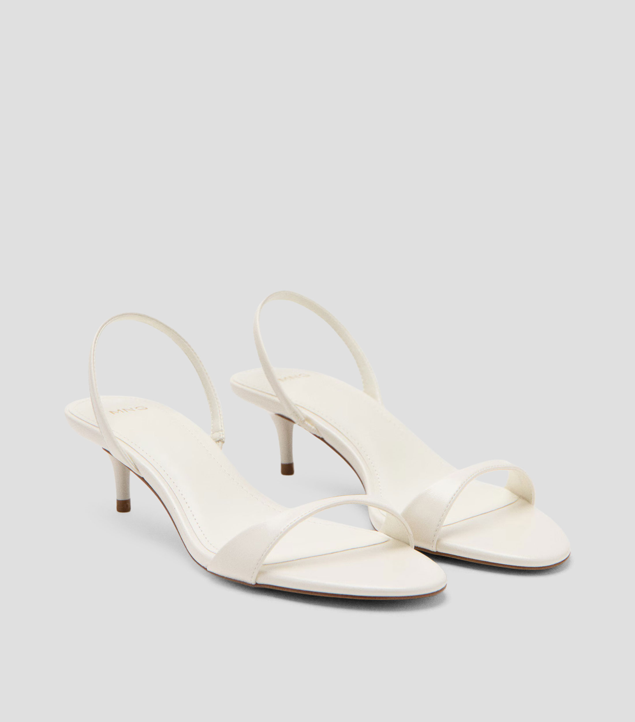 Sandalias con tacón delgado de 5 cm Mujer