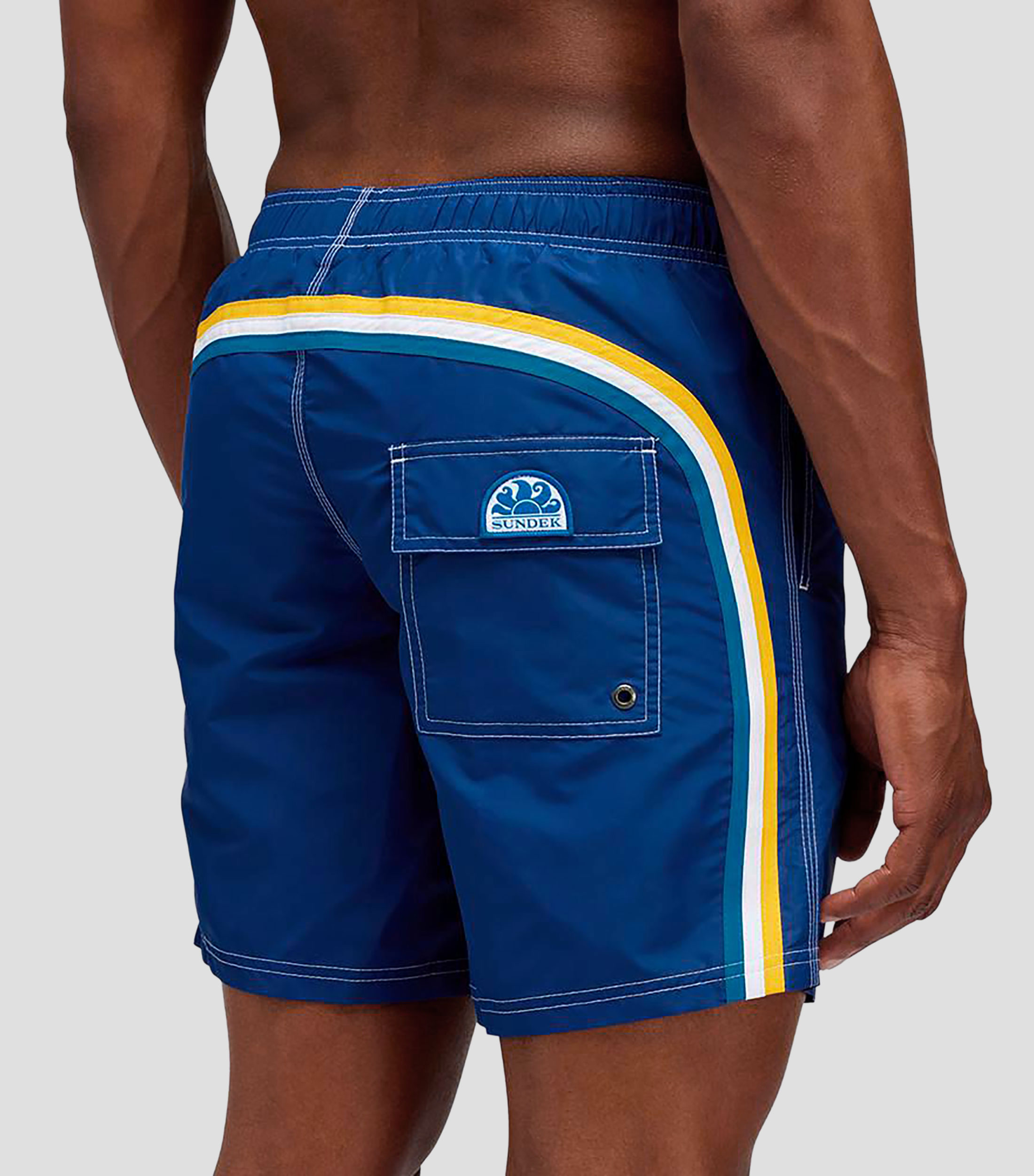 Traje de baño liso Hombre