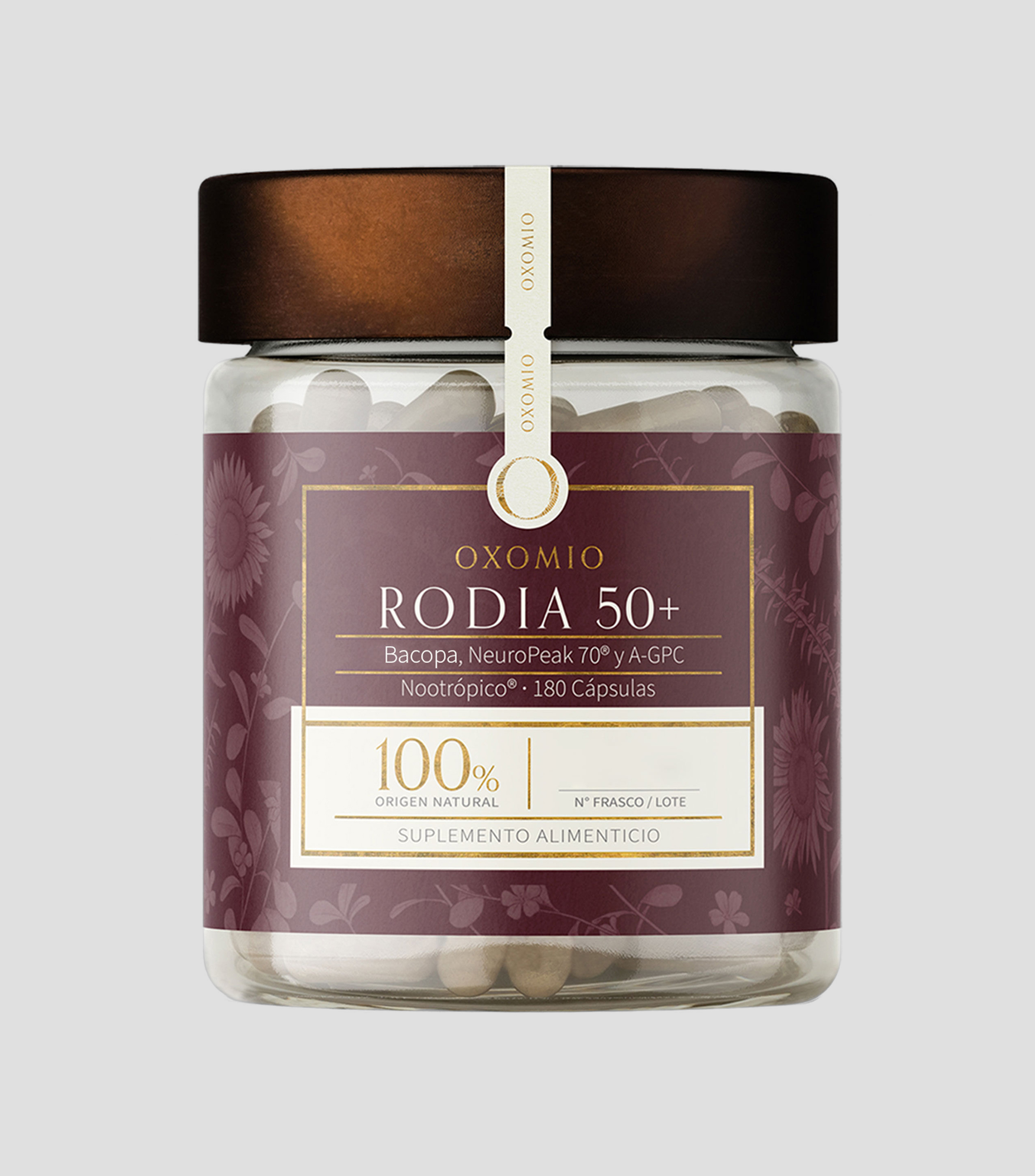 Rodia 50+ Neuroprotect, Mezcla cognitiva 180 cápsulas