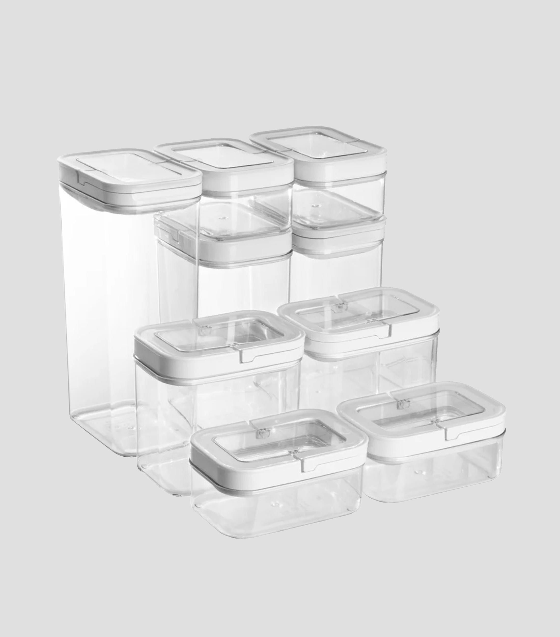 Set 9 contenedores para alimentos