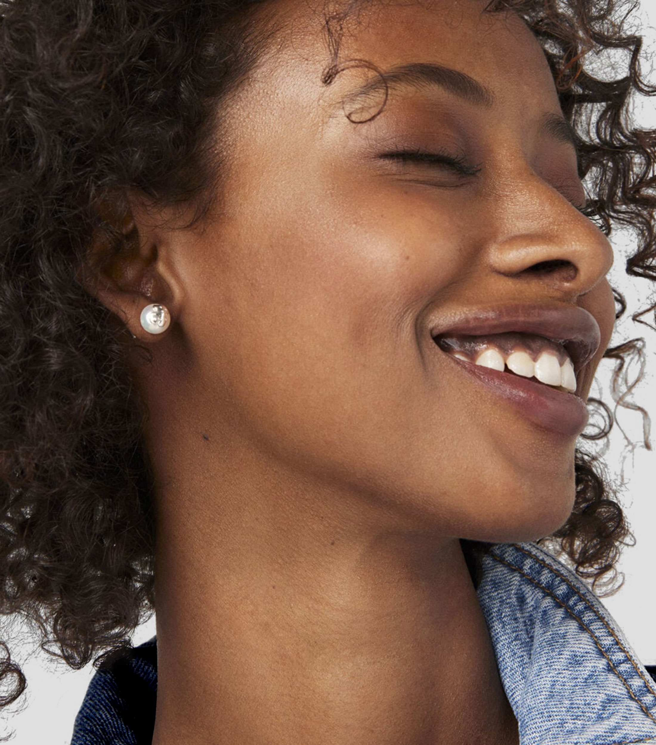 Aretes en plata Icon Pearl Mujer