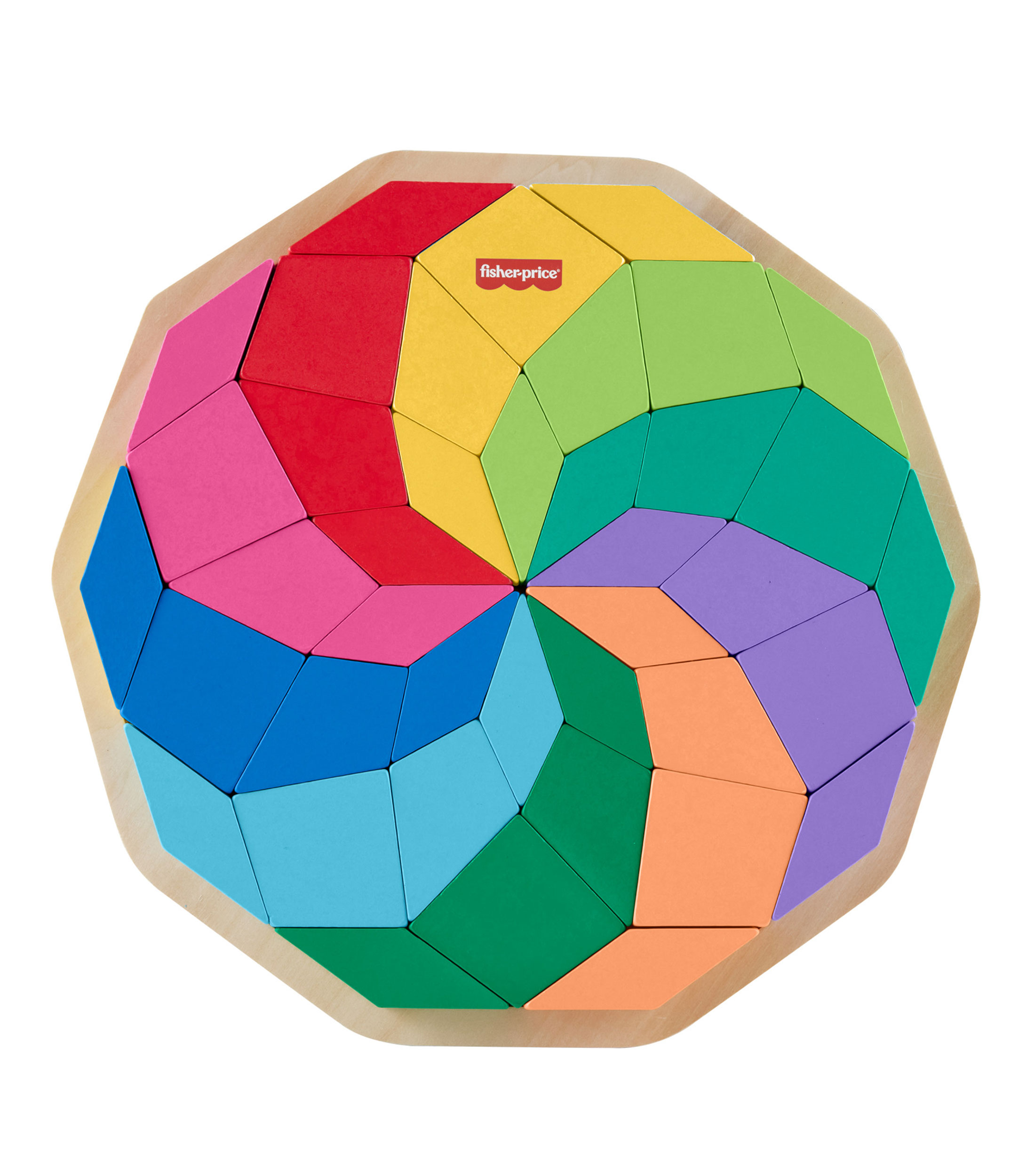 Rompecabezas Geometrico Mandala de Madera