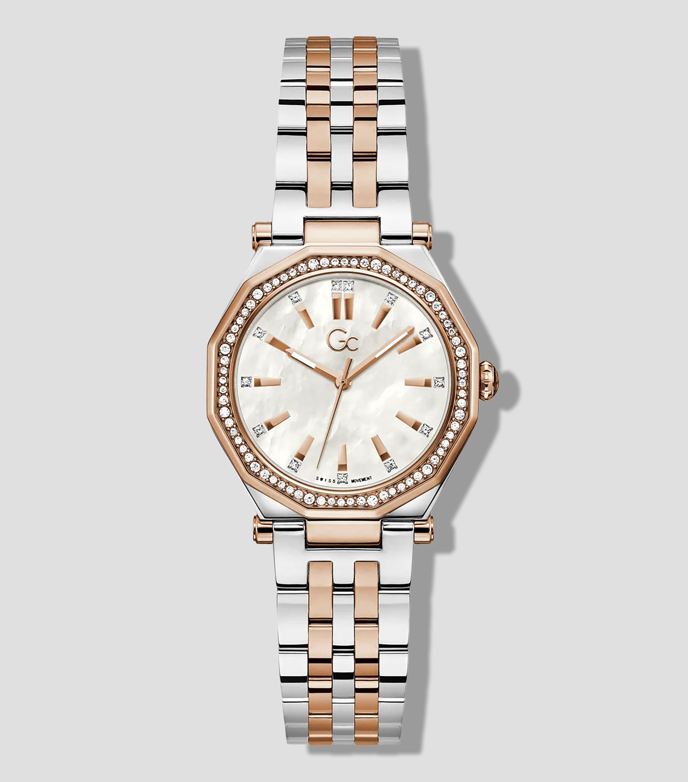 Reloj para Mujer Gleam casual plateado/rosa