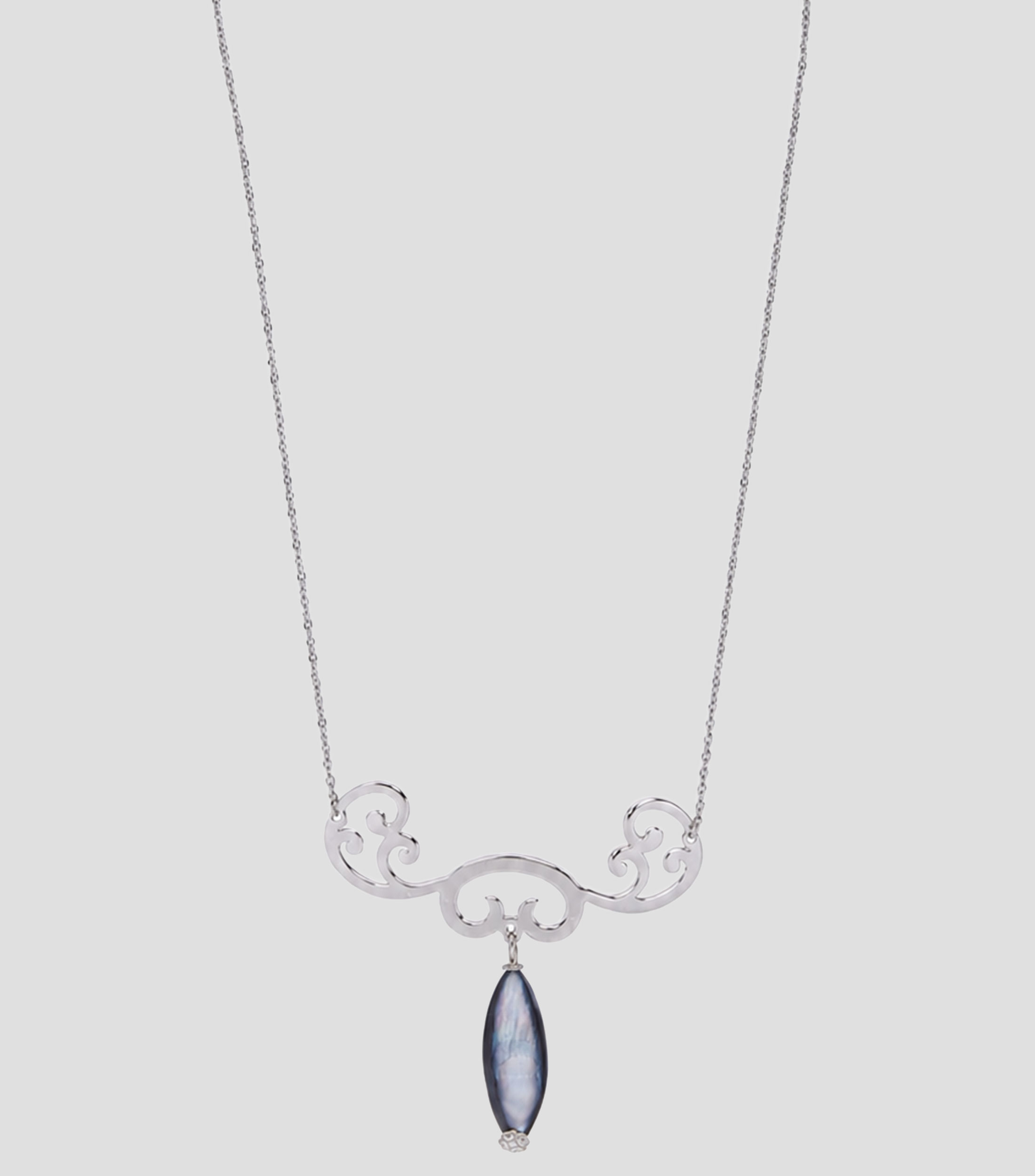 Collar en Plata .925 Ofrenda de Amor con abulón Mujer