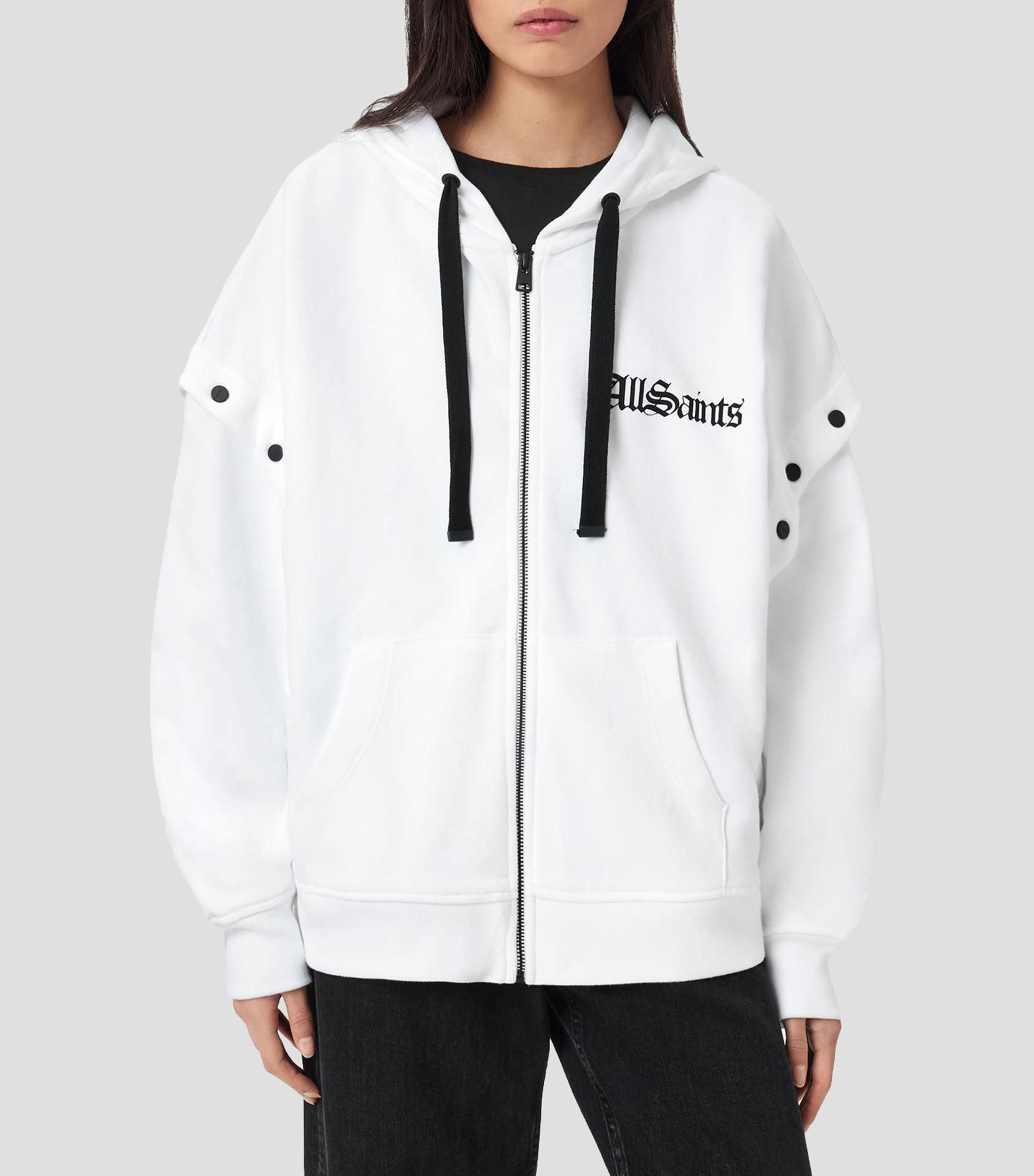Sudadera con cierre y capucha Mujer