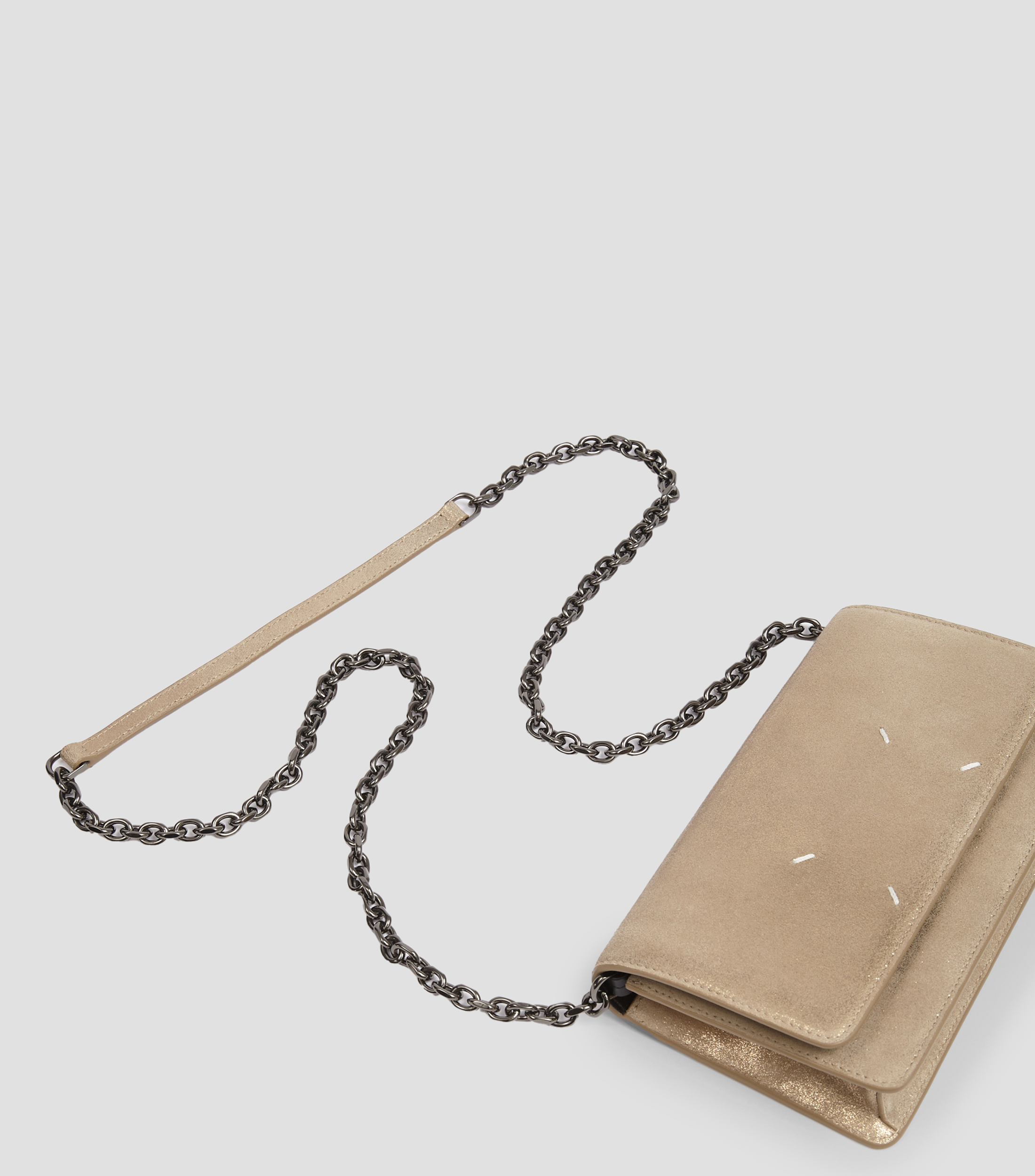 Cartera en piel Four Stitches lisa Mujer