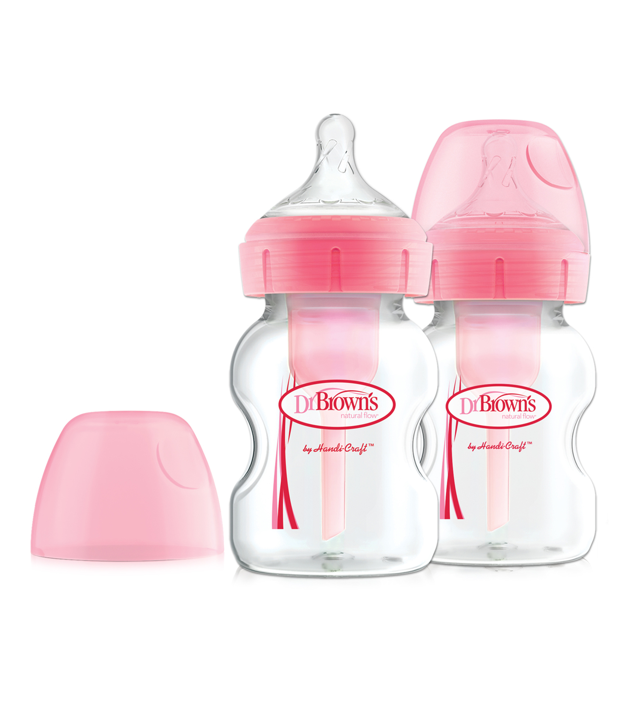 Set 2 Biberones Options Anticolicos Cuello Ancho