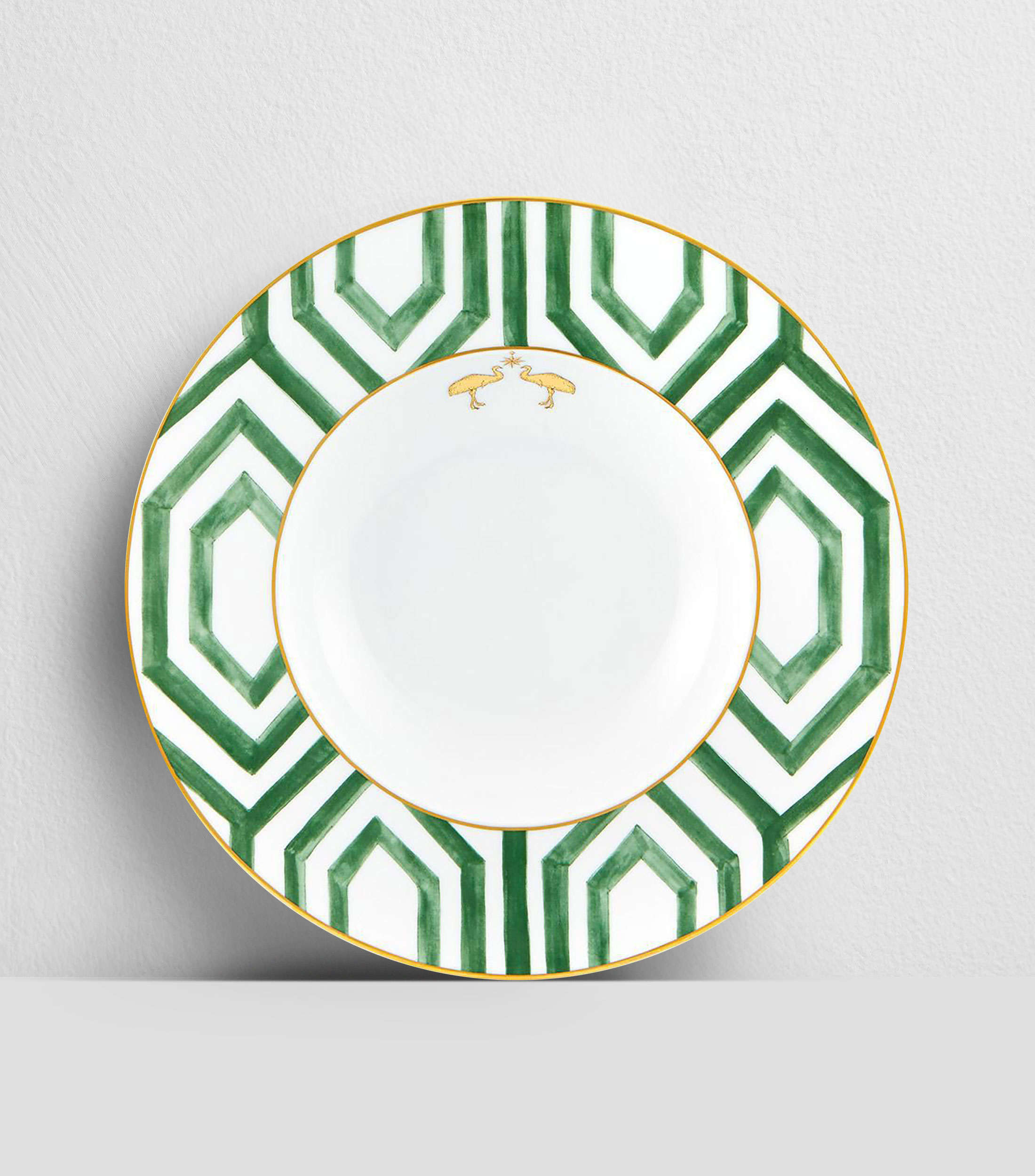 Plato para pasta Amazonia esmaltado en porcelana