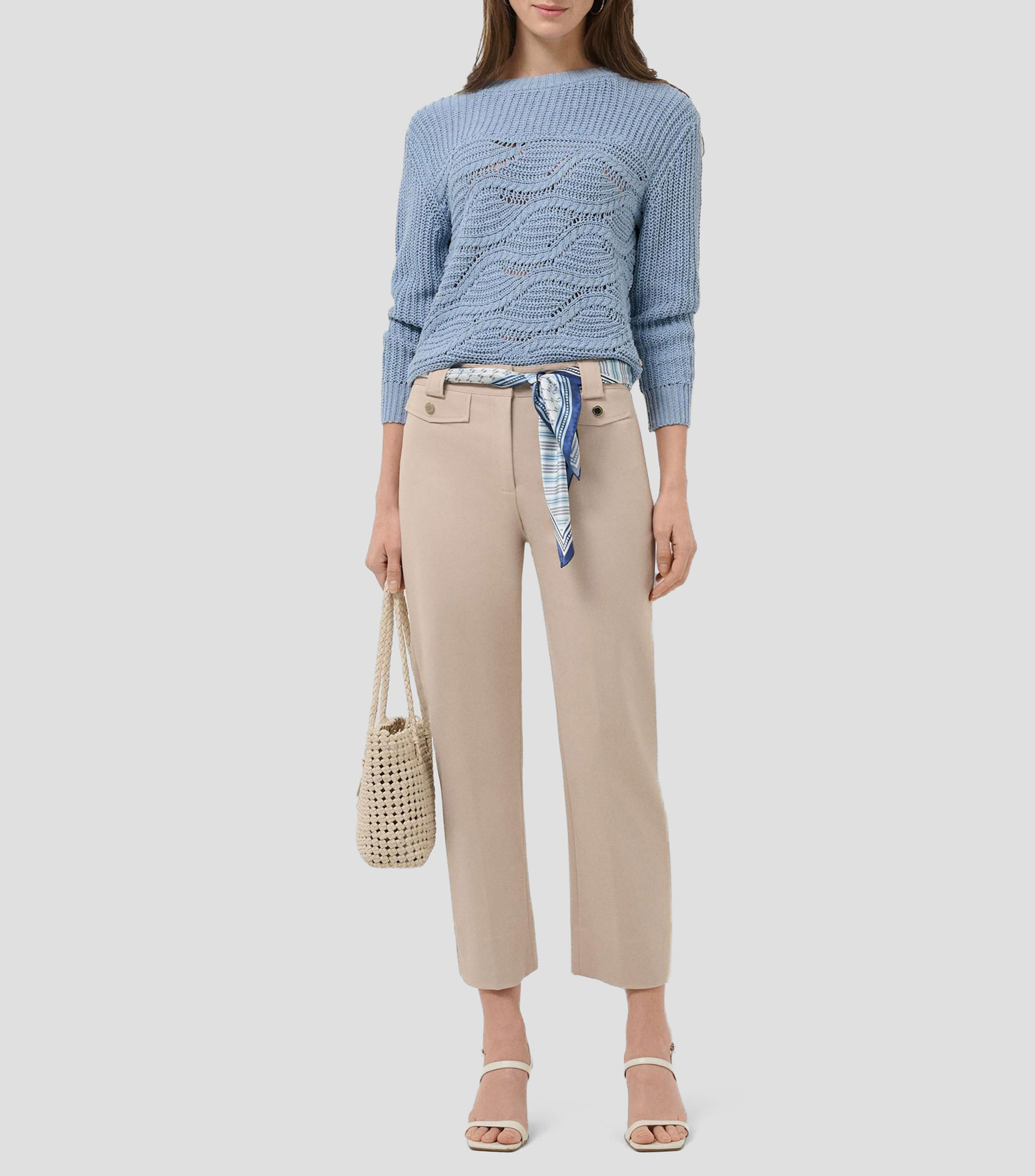 Suéter cuello redondo Mujer