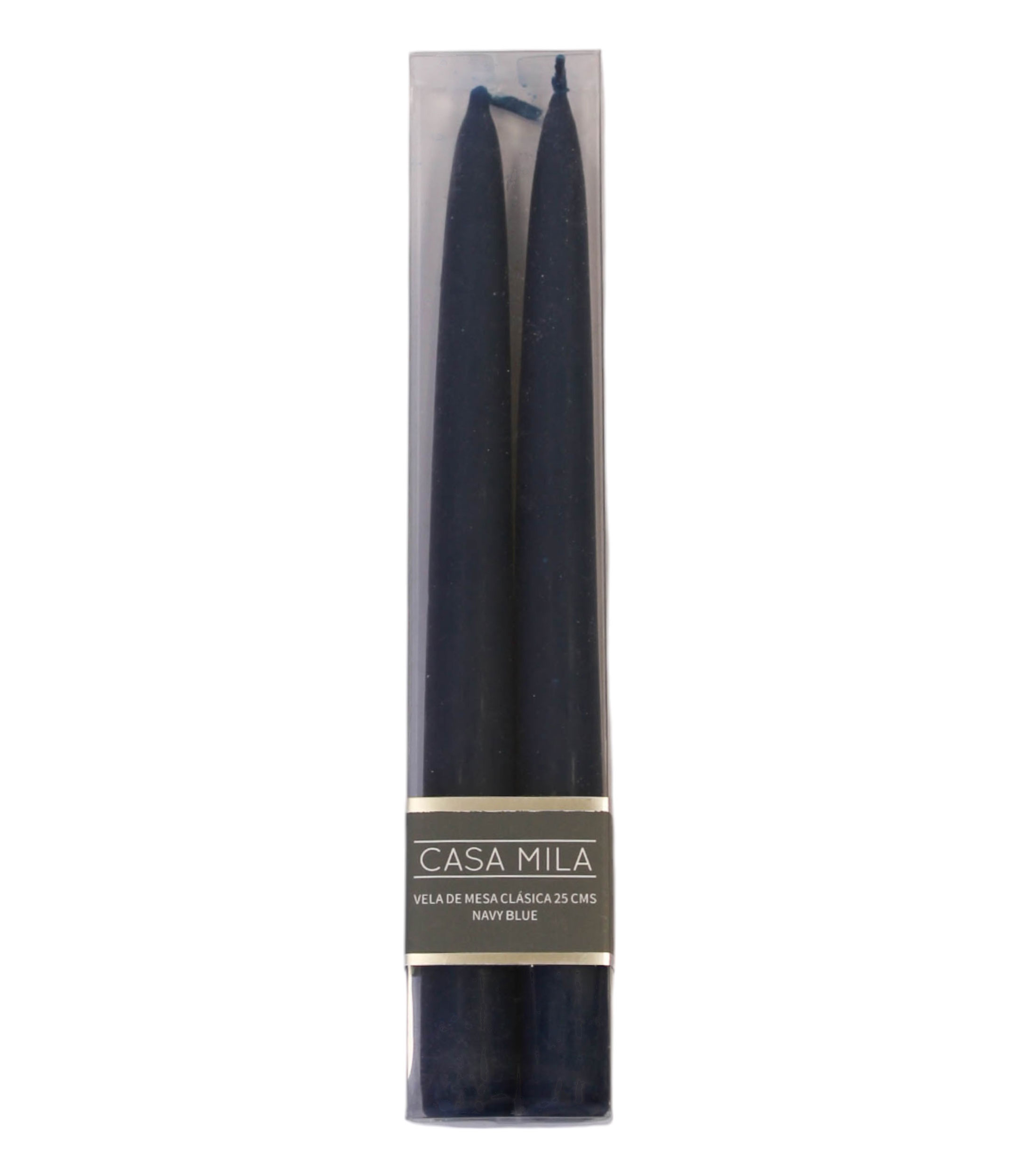 Set 2 velas decorativas Tapper, azul