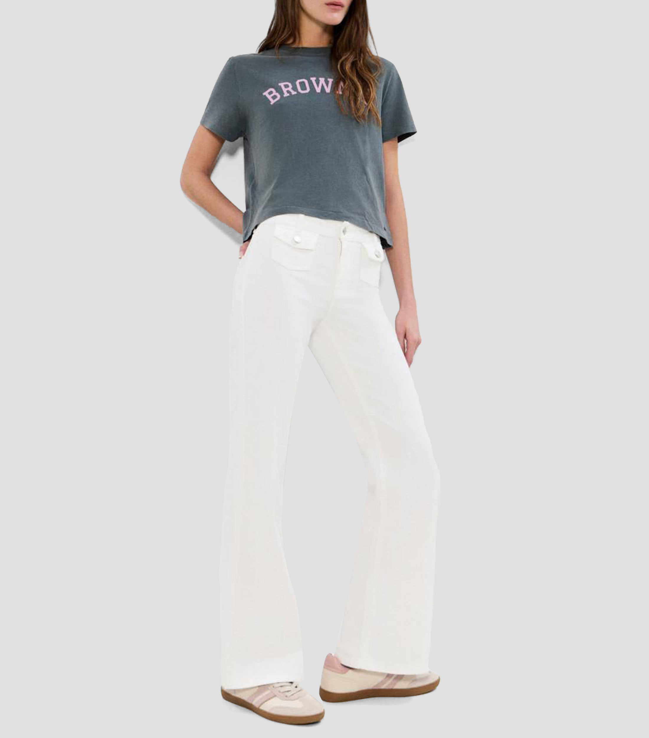 Pantalón liso Mujer