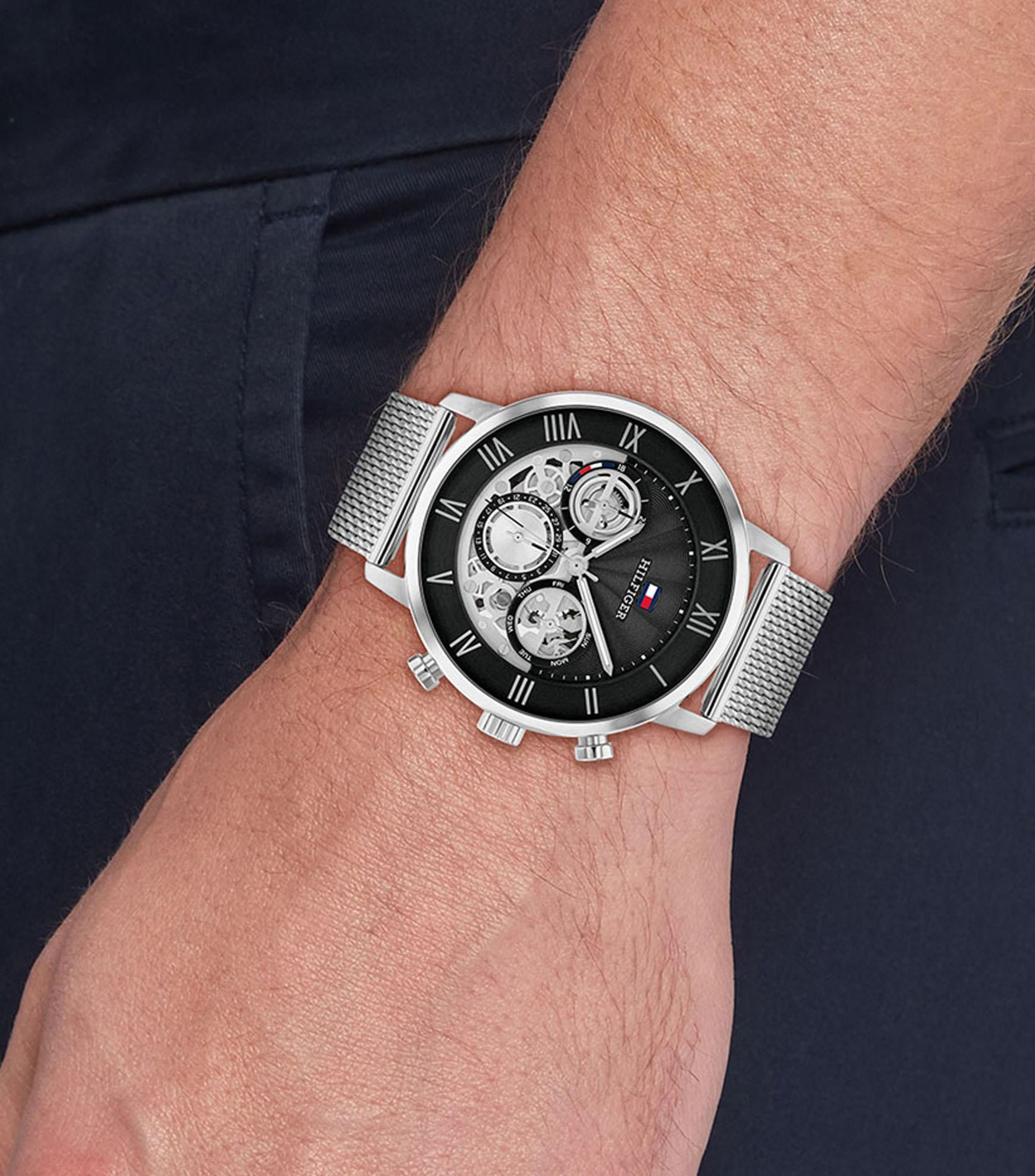 Reloj para hombre Legend Casual, Plateado