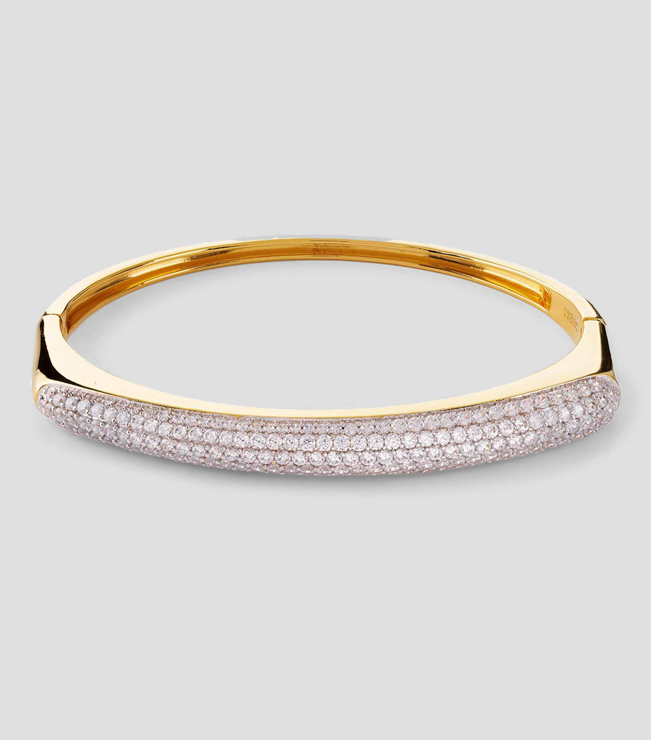 Brazalete en Plata .925 con Incrustaciones Mujer