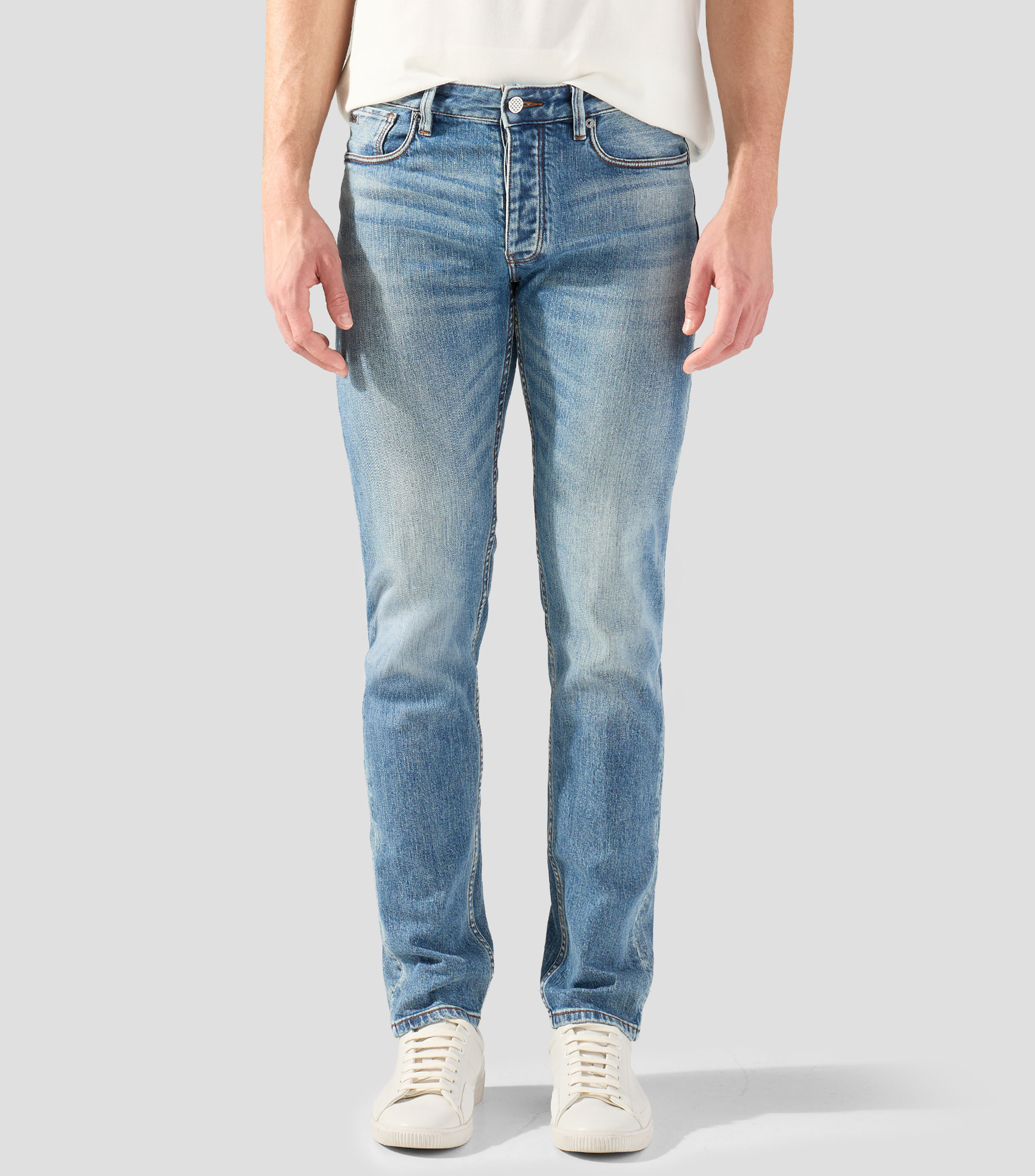 Jeans de corte slim Hombre