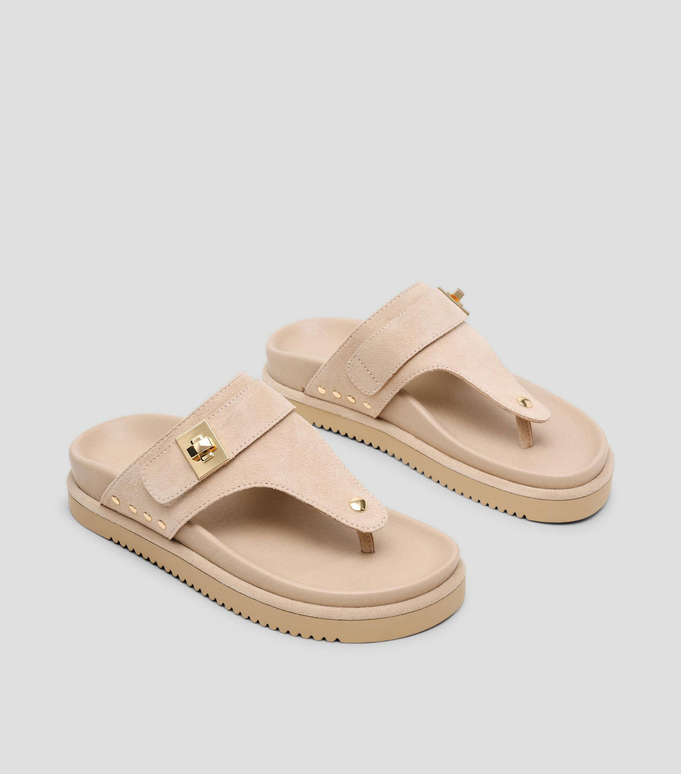 Sandalias Planas Thona lisas Mujer