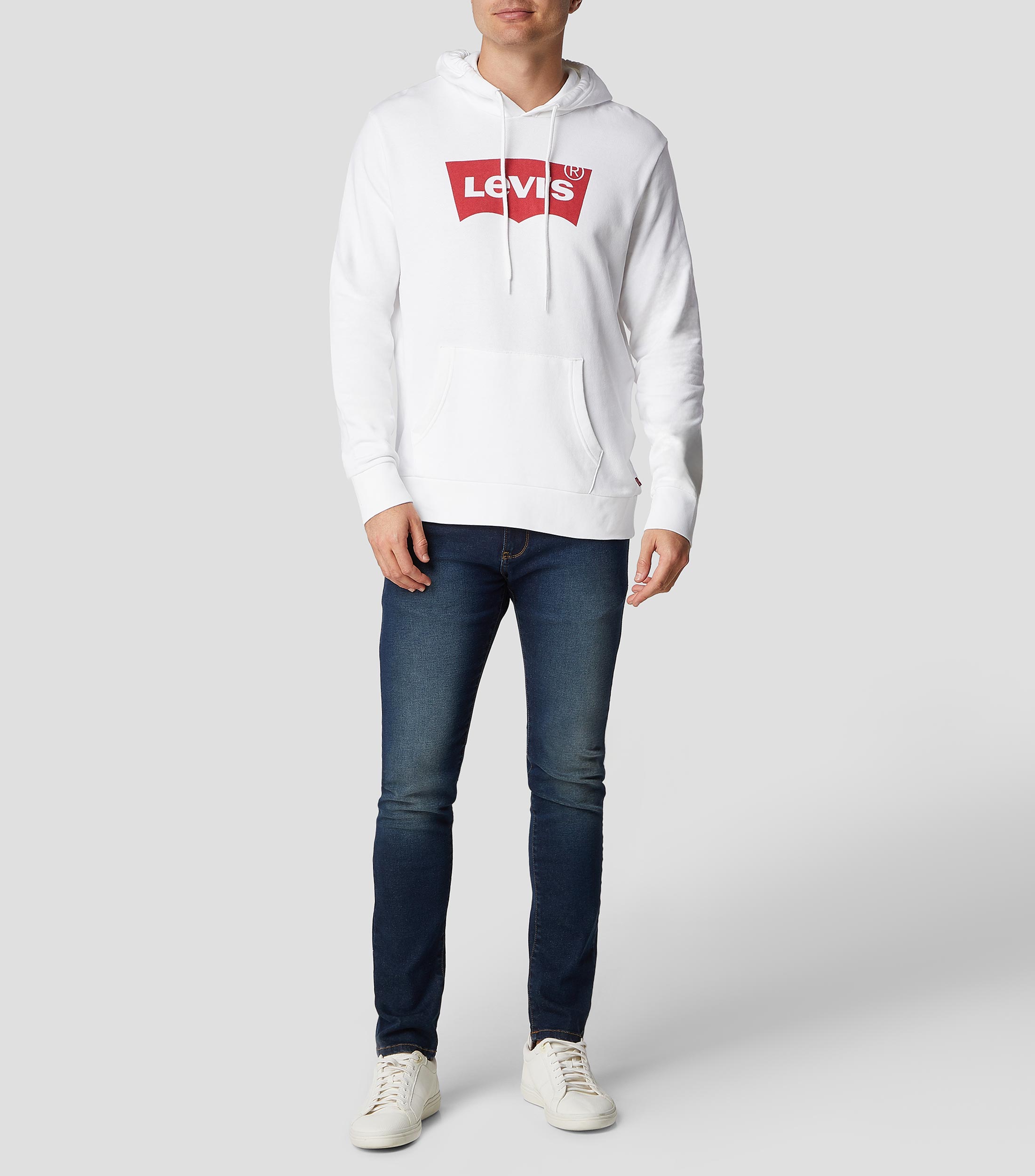 Sudadera estampada con capucha Hombre