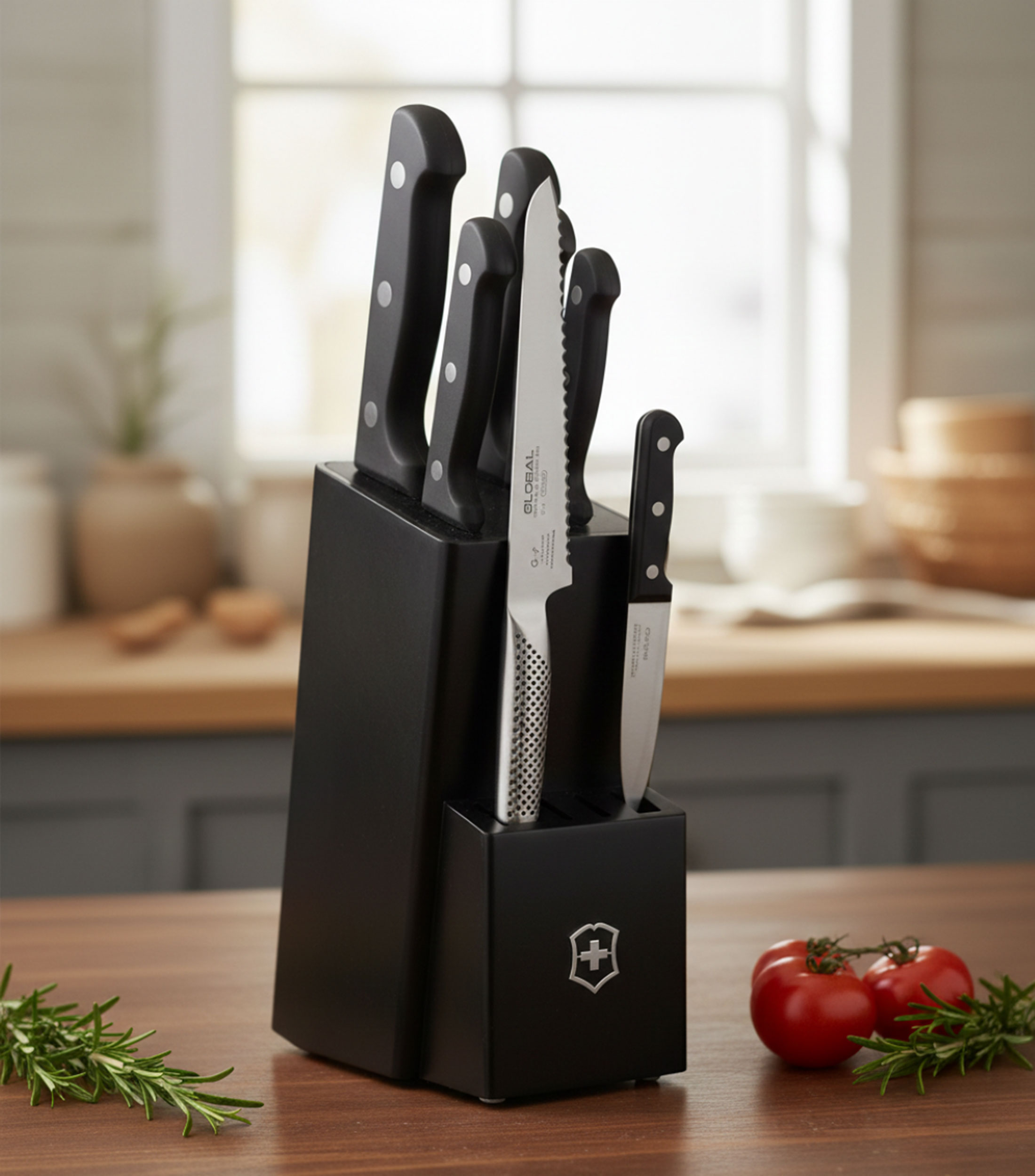 Soporte de Cuchillo negro