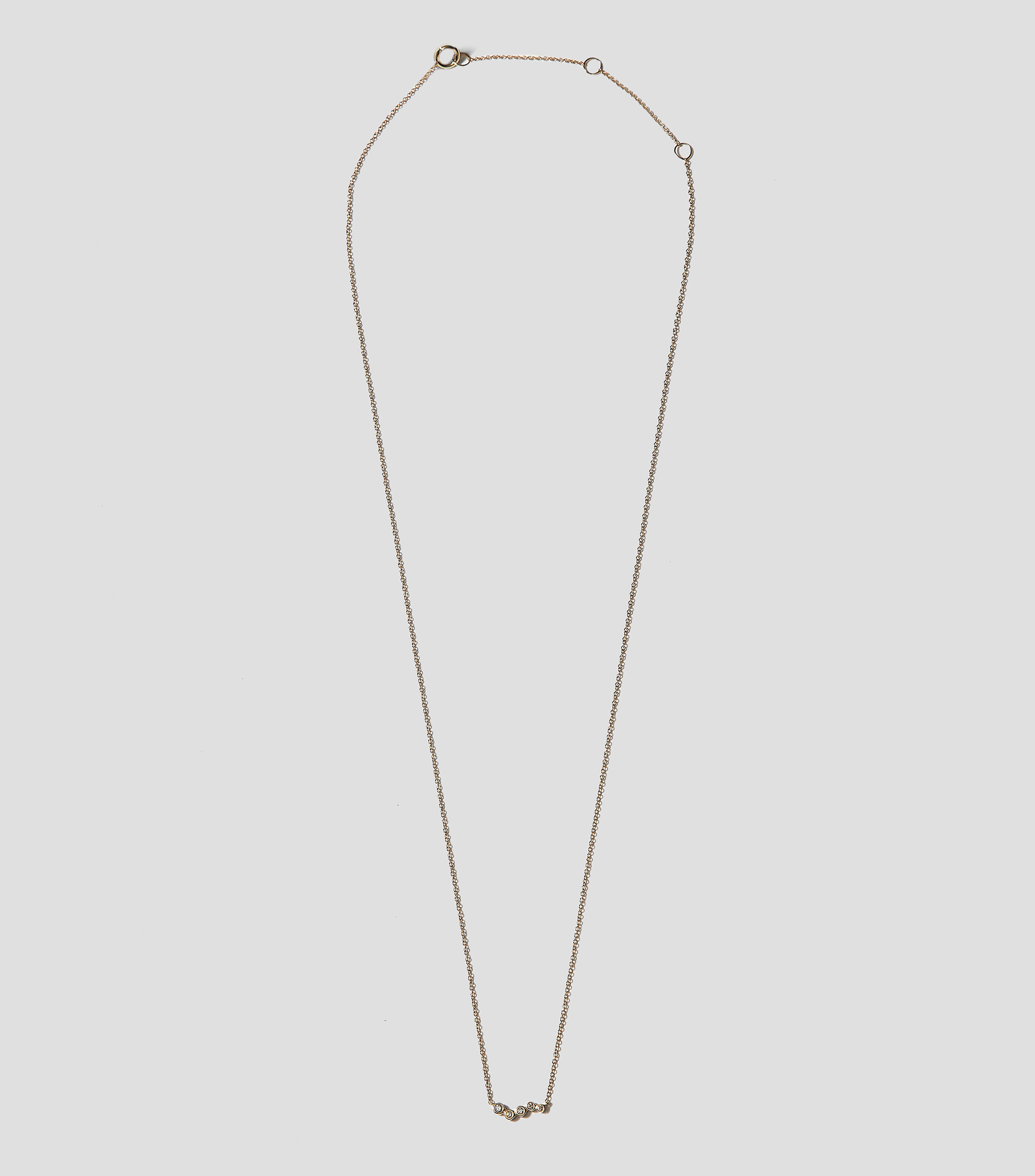 Gargantilla en oro con diamante Mujer