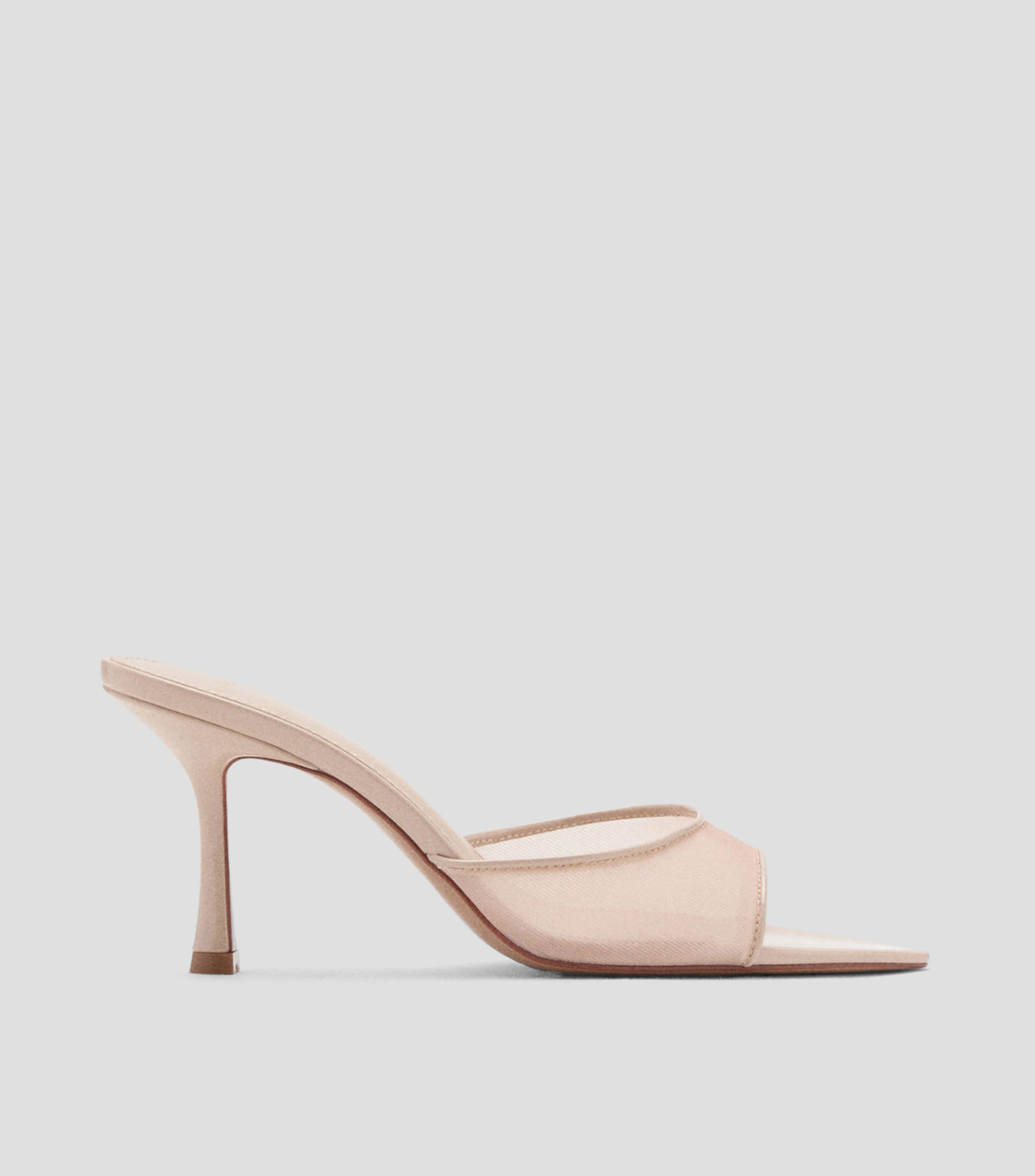 Sandalias con tacón alto delgado Mujer