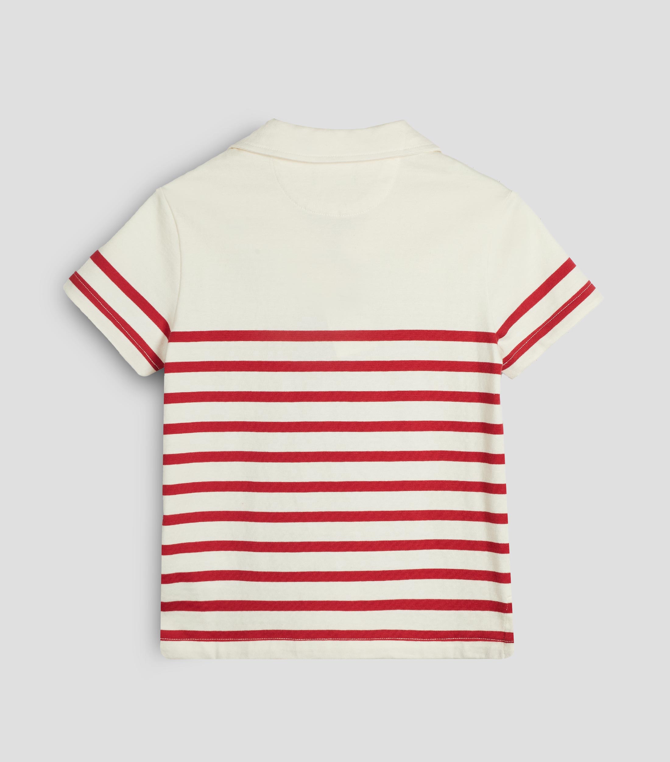 Playera polo manga corta rayas Niño