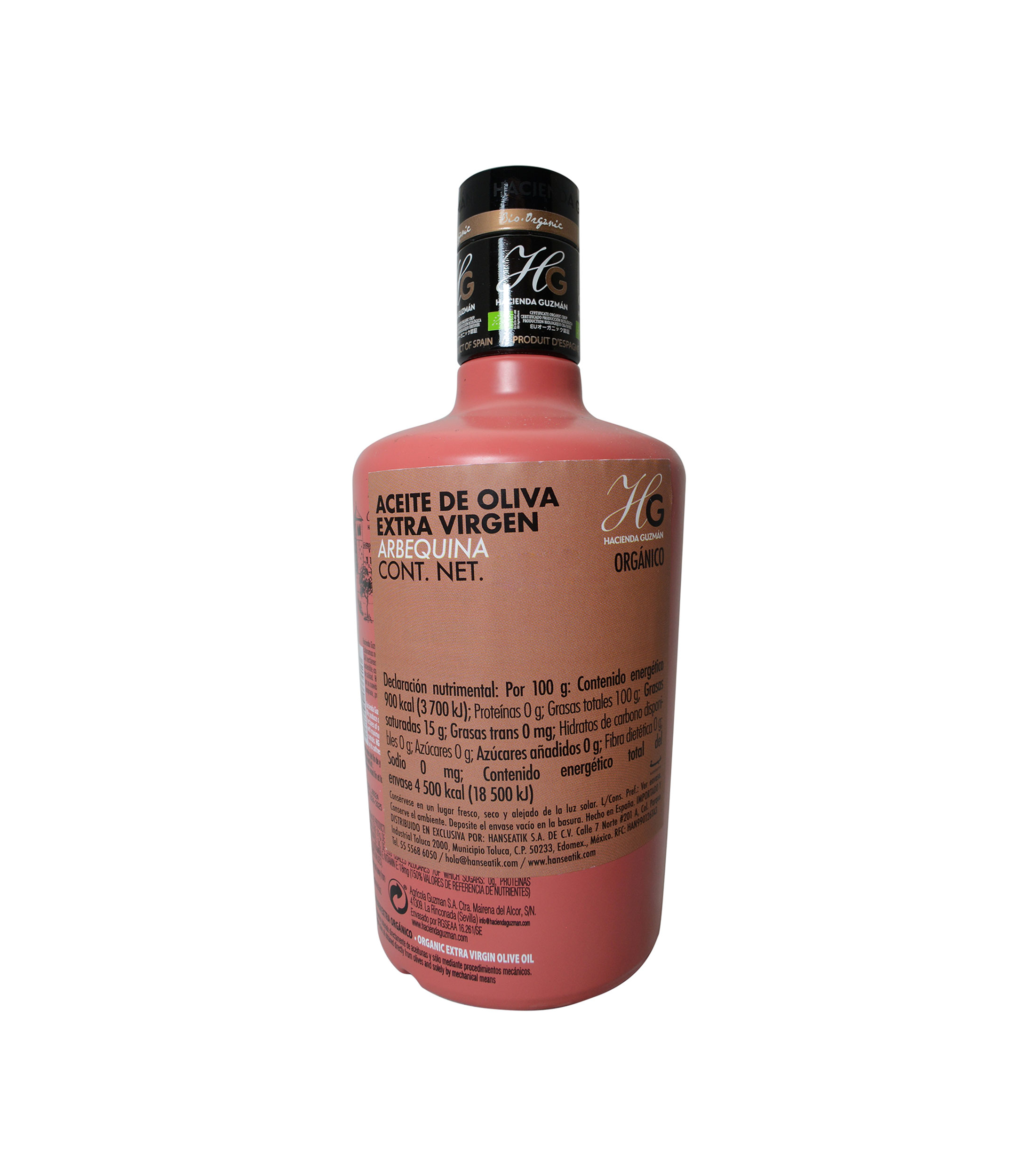 Aceite de Oliva Extra Virgen Arbequina, 500 ml