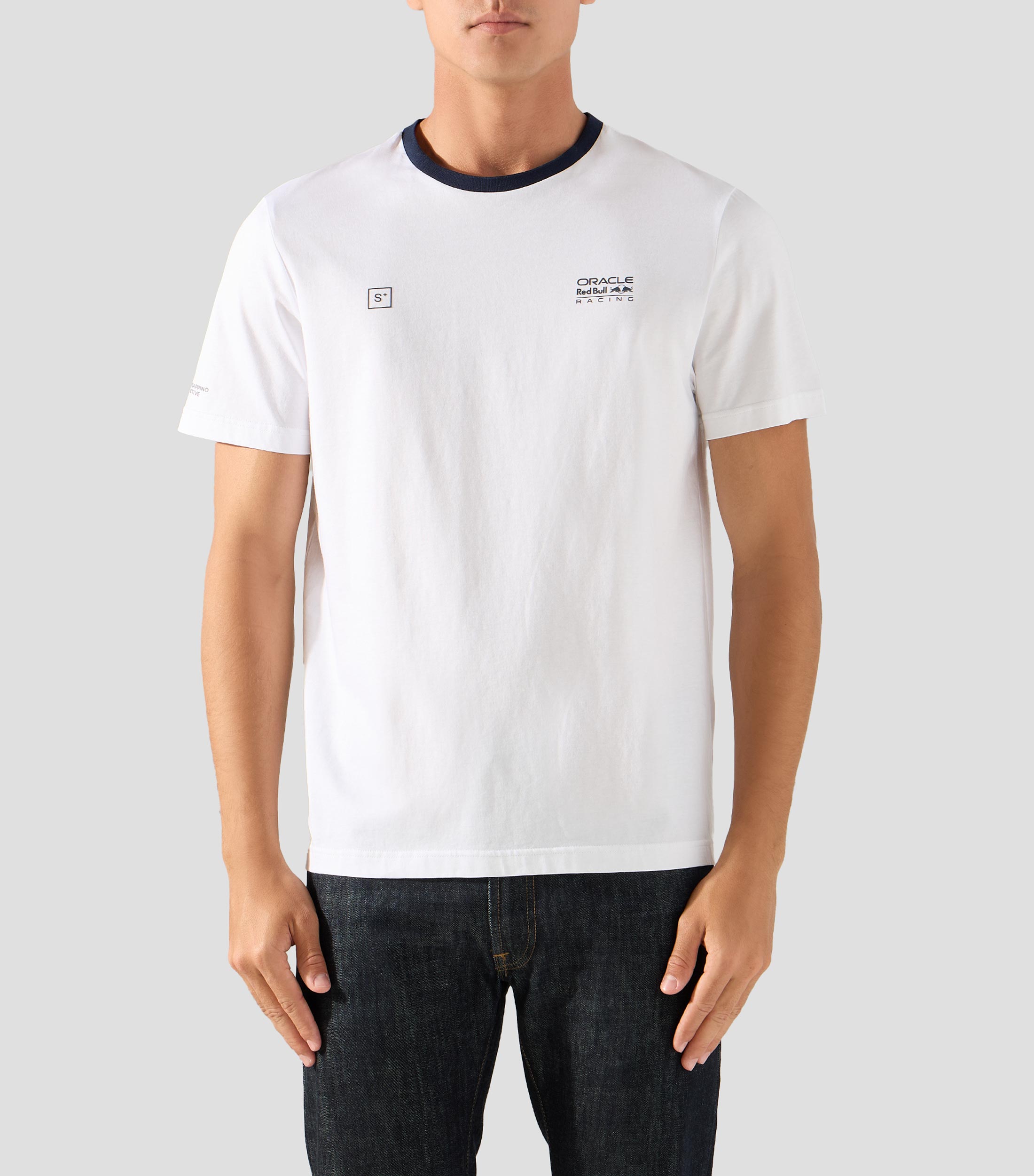 Playera cuello redondo manga corta lisa Hombre