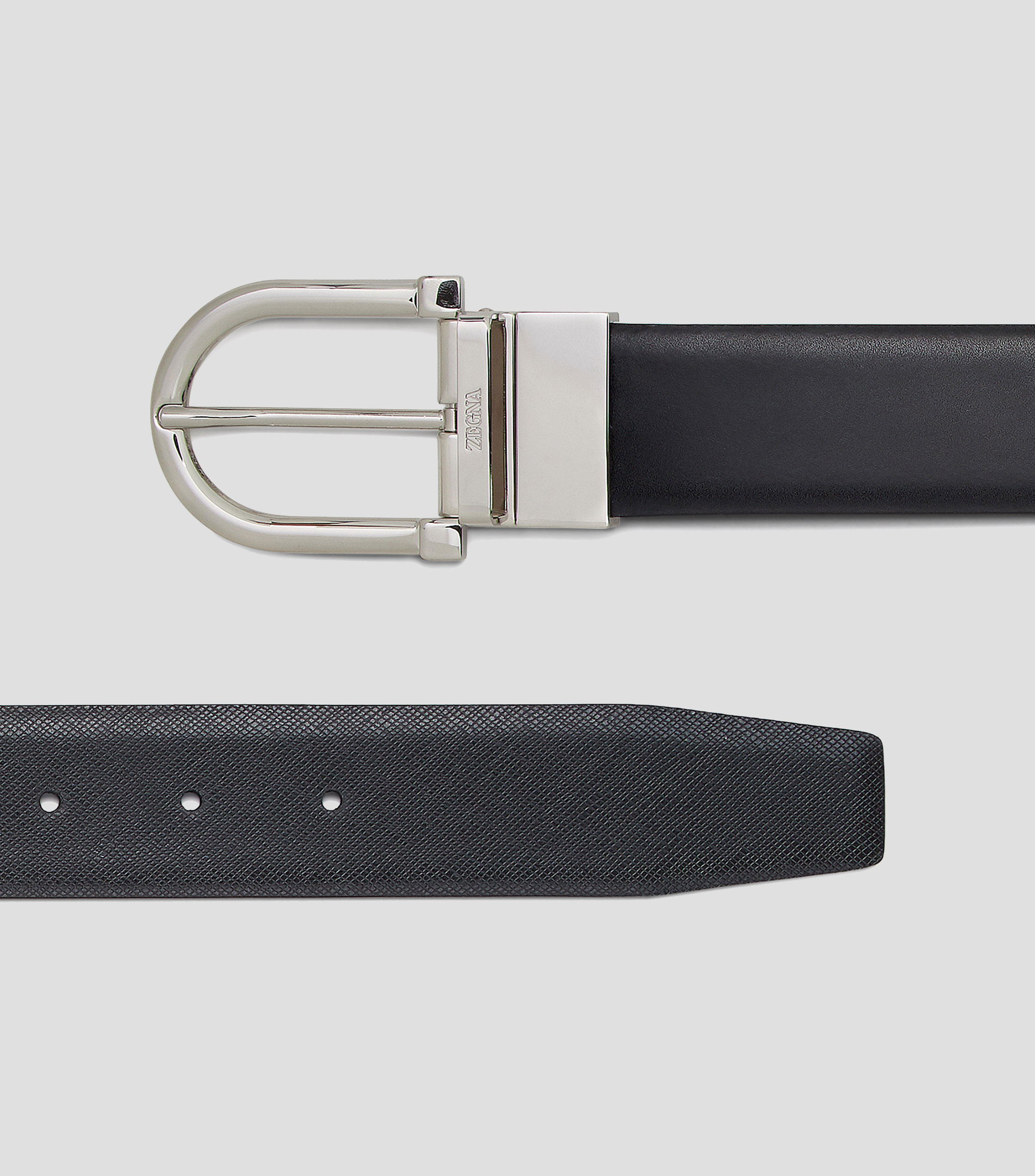 Cinturon Reversible en piel Hombre