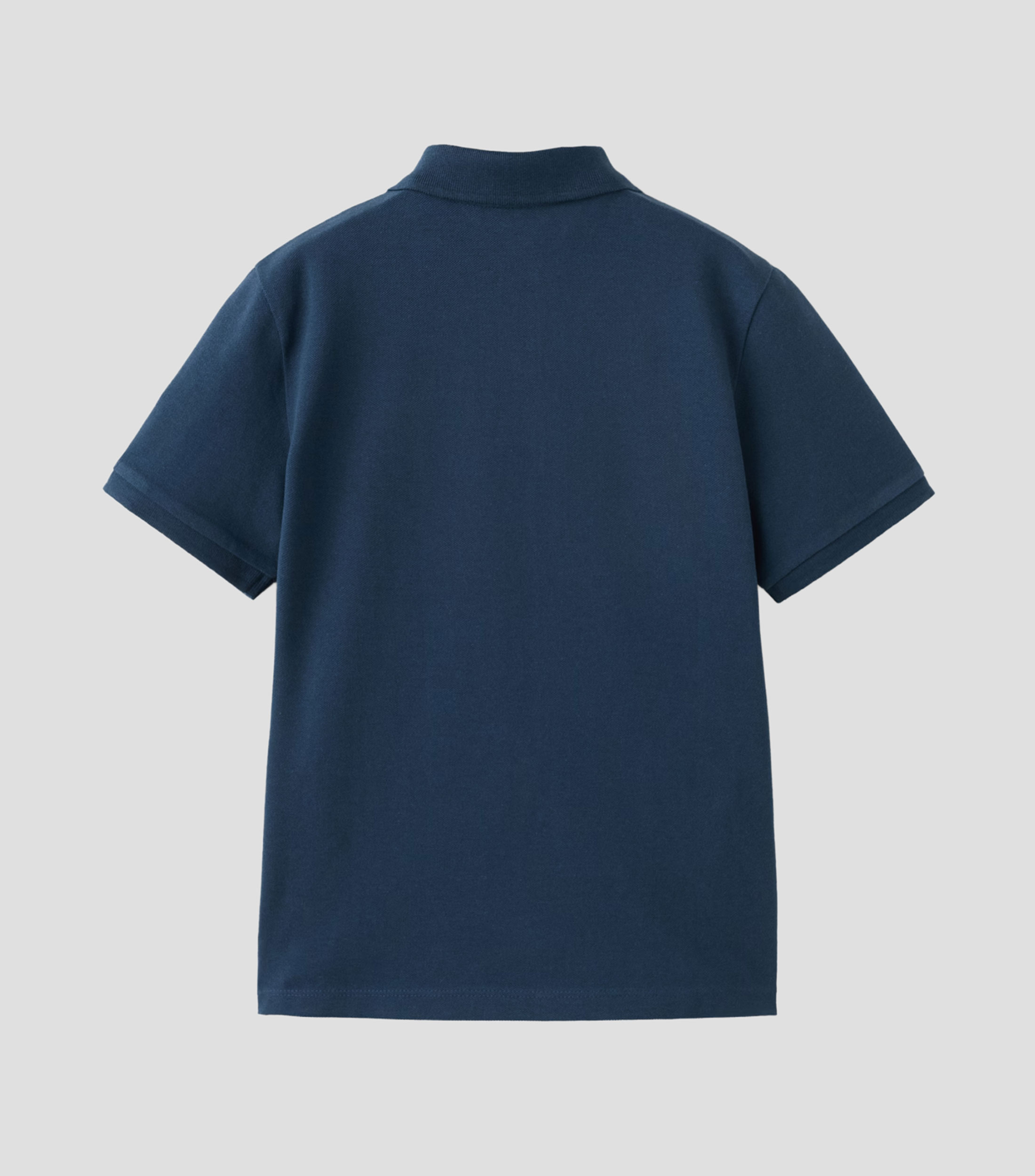 Playera tipo polo manga corta lisa Niño