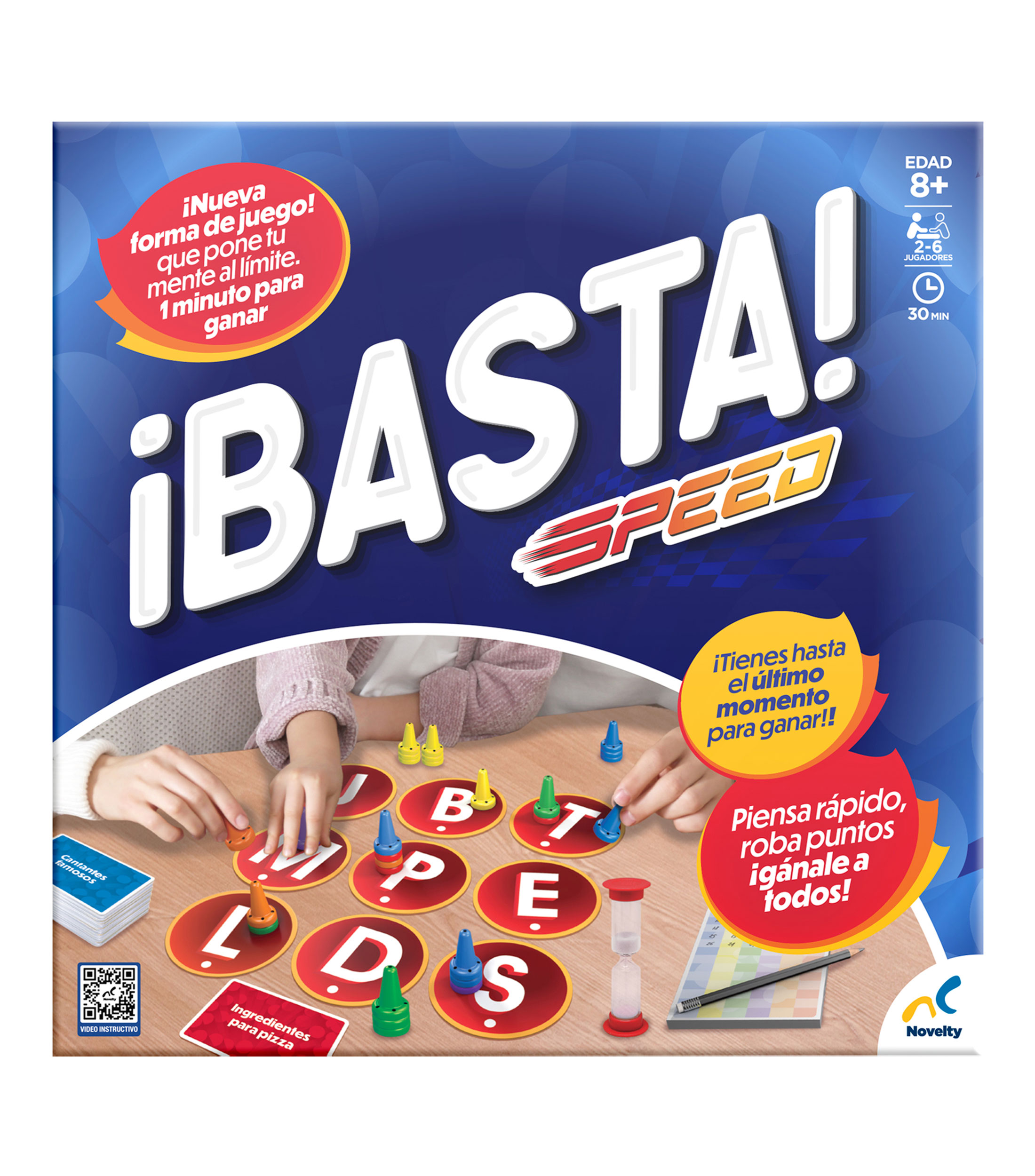Juego de mesa en Familia Basta Speed