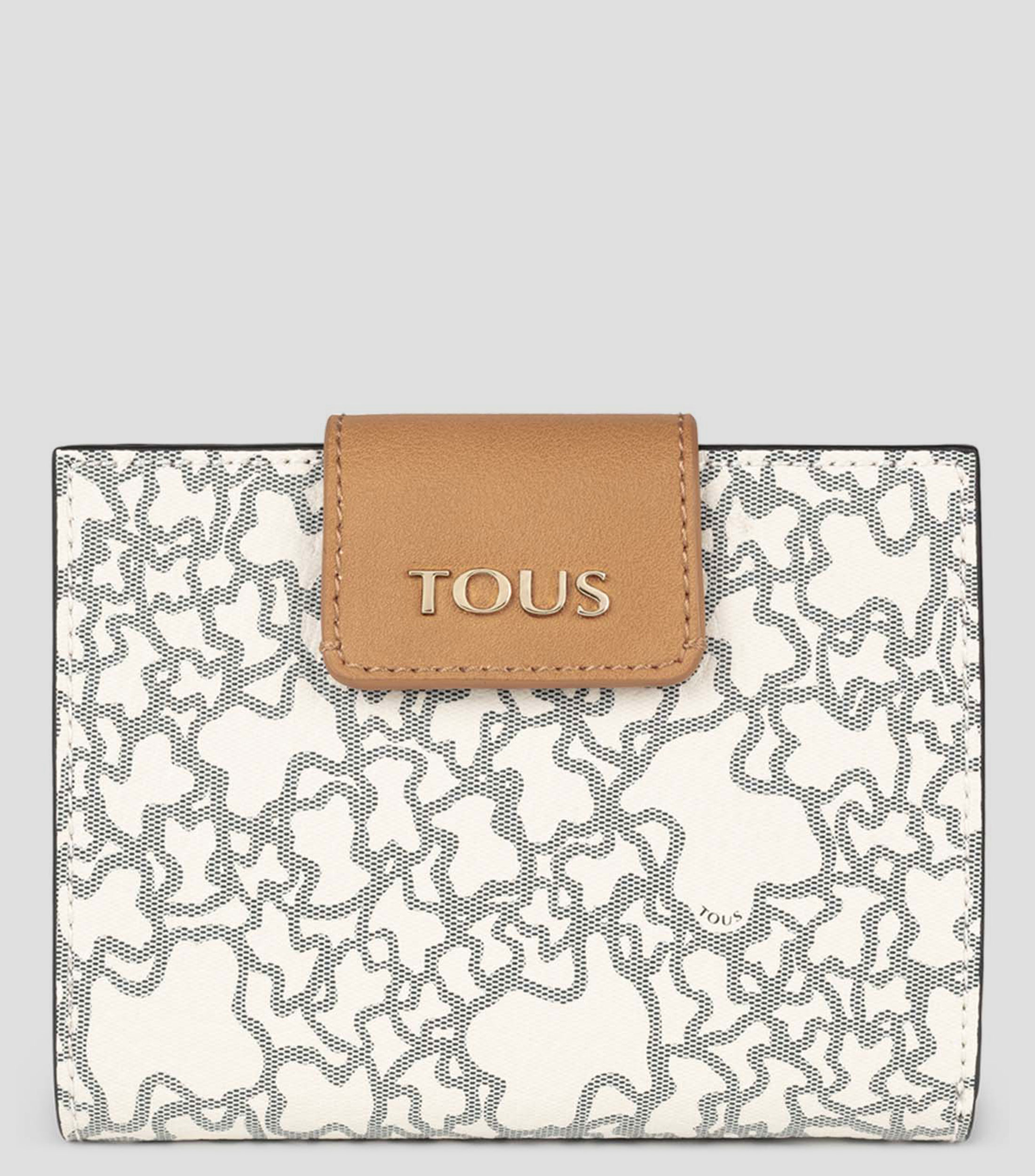 Cartera beige monogram Mujer